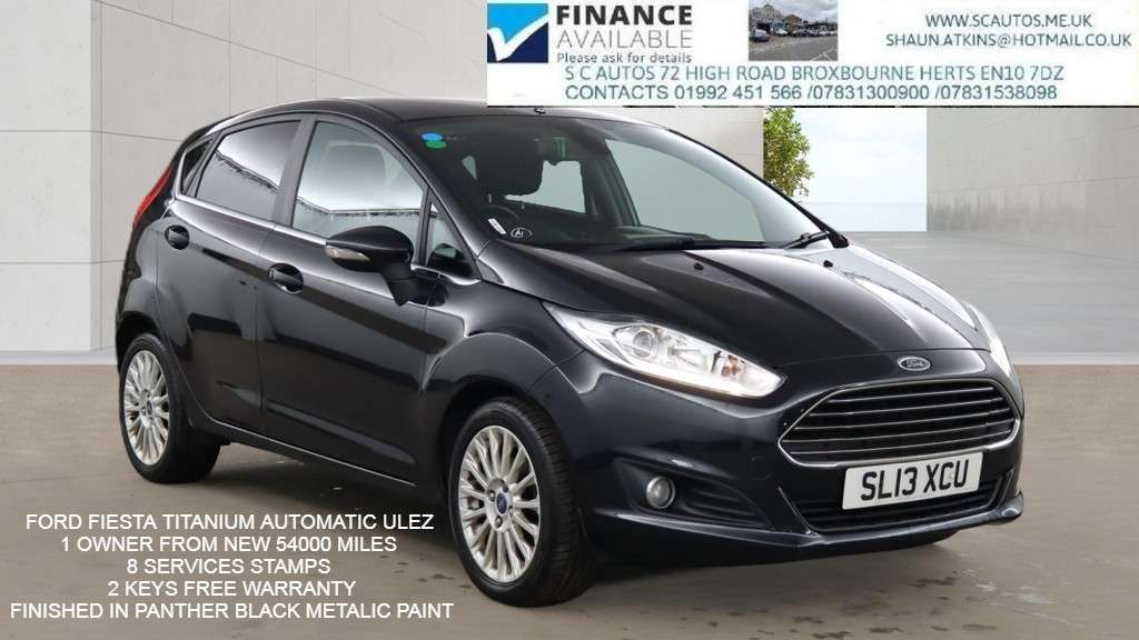 A 2013 FORD FIESTA 1.6 Titanium Hatchback 5dr Petrol Powershift Euro 5 (105 ps) A 2013 FORD FIESTA 1.6 Titanium Hatchback 5dr Petrol Powershift Euro 5 (105 ps)