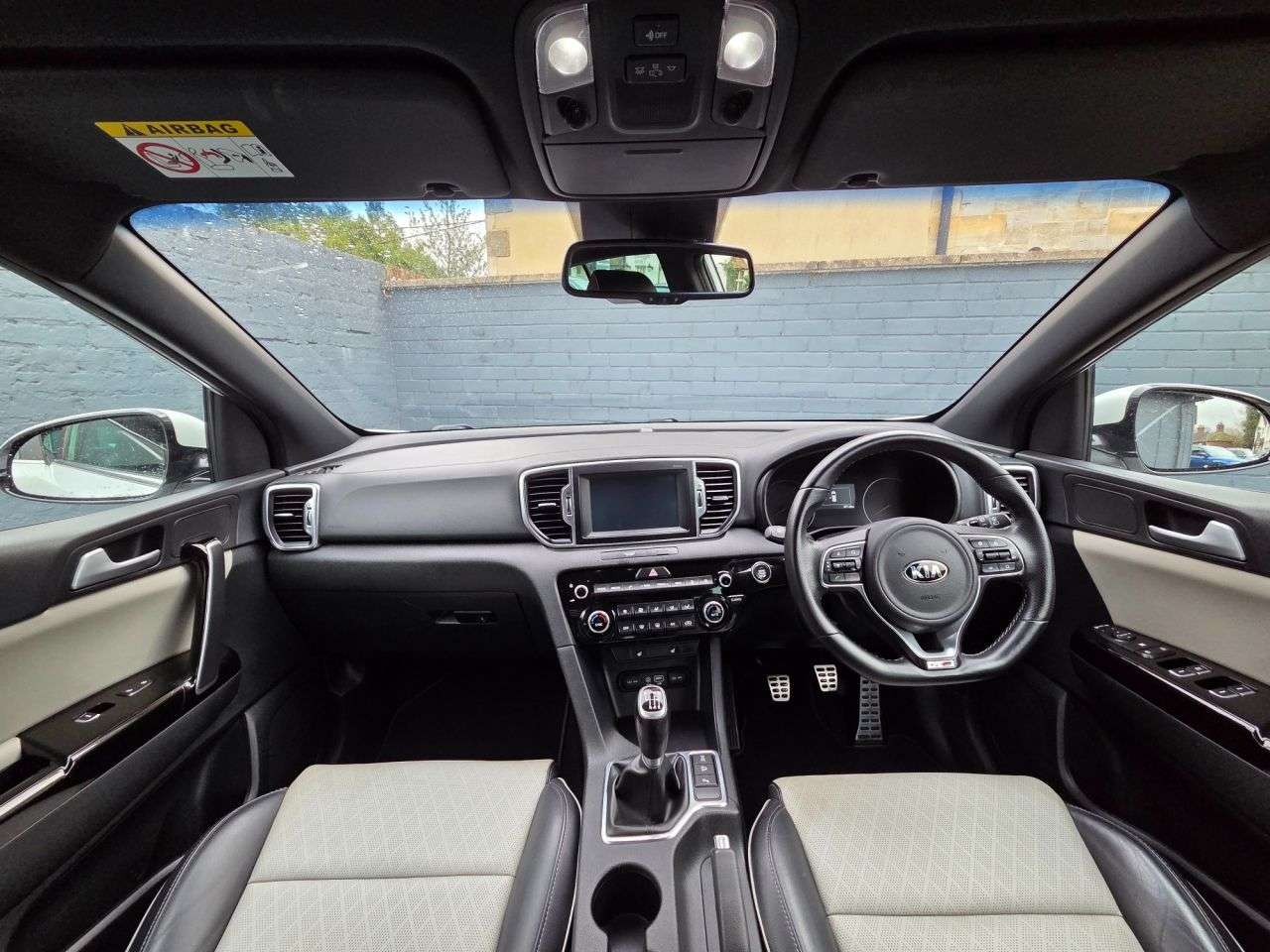 A 2017 KIA SPORTAGE 1.6 T-GDi GT-Line SUV 5dr Petrol Manual AWD Euro 6 (174 bhp) Front+Rear Sen A 2017 KIA SPORTAGE 1.6 T-GDi GT-Line SUV 5dr Petrol Manual AWD Euro 6 (174 bhp) Front+Rear Sen