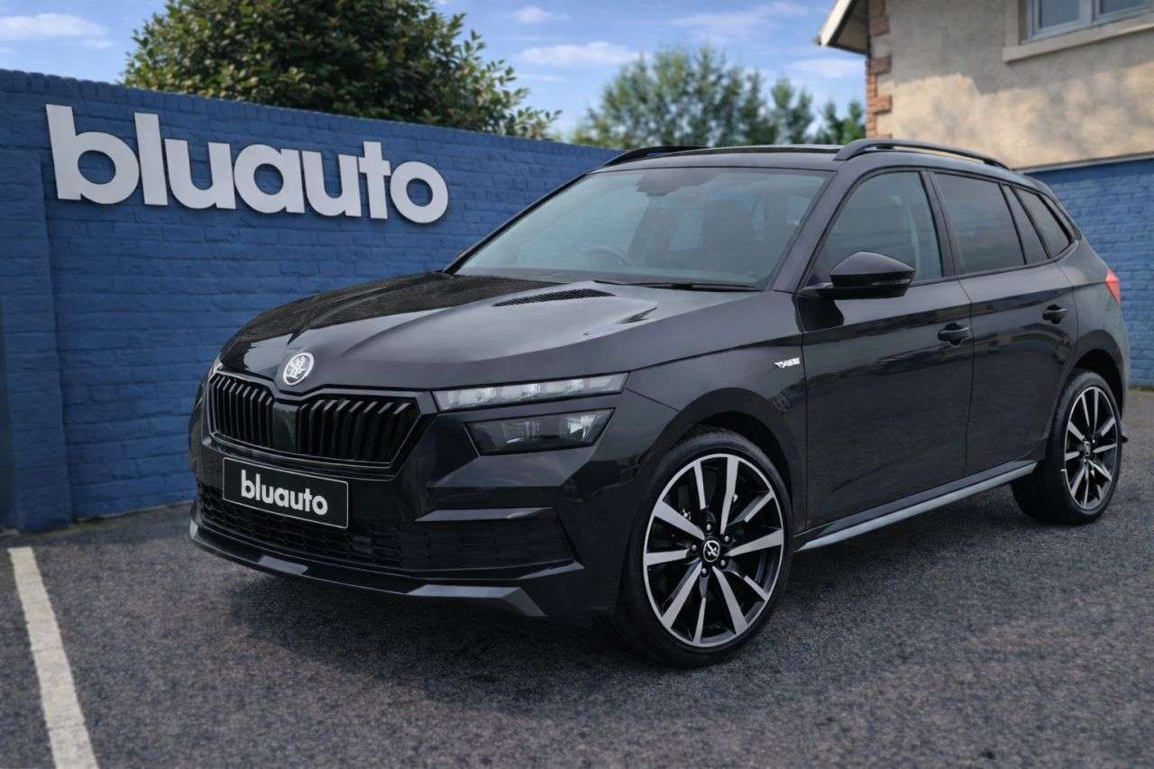 A 2021 SKODA KAMIQ 1.5 TSI ACT Monte Carlo SUV 5dr Petrol Manual Euro 6 (s/s) (150 ps) A 2021 SKODA KAMIQ 1.5 TSI ACT Monte Carlo SUV 5dr Petrol Manual Euro 6 (s/s) (150 ps)