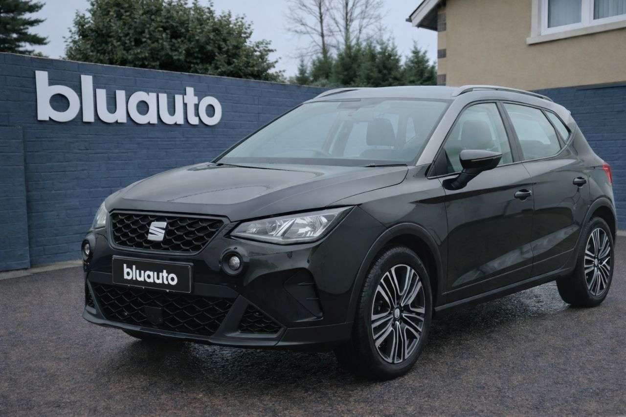 A 2022 SEAT ARONA 1.0 TSI SE Technology SUV 5dr Petrol DSG Euro 6 (s/s) (110 ps) Apple Carpla A 2022 SEAT ARONA 1.0 TSI SE Technology SUV 5dr Petrol DSG Euro 6 (s/s) (110 ps) Apple Carpla