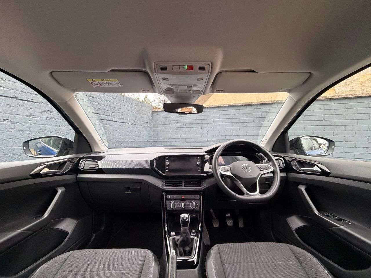 A 2023 VOLKSWAGEN T-CROSS 1.0 TSI Black Edition SUV 5dr Petrol Manual Euro 6 (s/s) (95 ps) Part Leath A 2023 VOLKSWAGEN T-CROSS 1.0 TSI Black Edition SUV 5dr Petrol Manual Euro 6 (s/s) (95 ps) Part Leath
