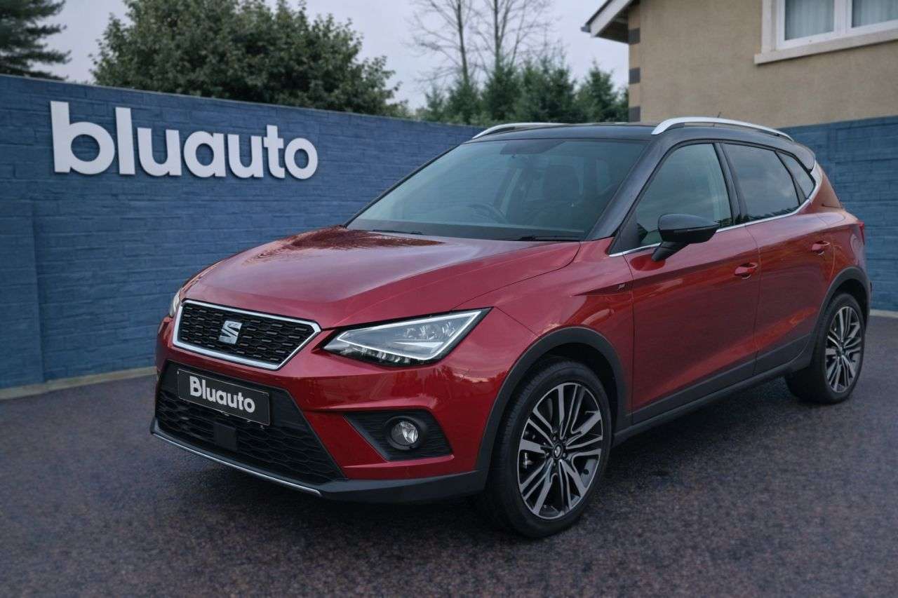 A 2020 SEAT ARONA 1.0 TSI GPF XCELLENCE SUV 5dr Petrol DSG Euro 6 (s/s) (115 ps) Apple Car Pl A 2020 SEAT ARONA 1.0 TSI GPF XCELLENCE SUV 5dr Petrol DSG Euro 6 (s/s) (115 ps) Apple Car Pl