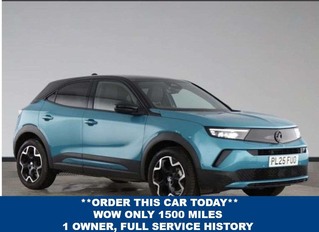 A 2025 VAUXHALL MOKKA 1.2 Turbo Ultimate SUV 5dr Petrol Manual Euro 6 (s/s) (136 ps) A 2025 VAUXHALL MOKKA 1.2 Turbo Ultimate SUV 5dr Petrol Manual Euro 6 (s/s) (136 ps)