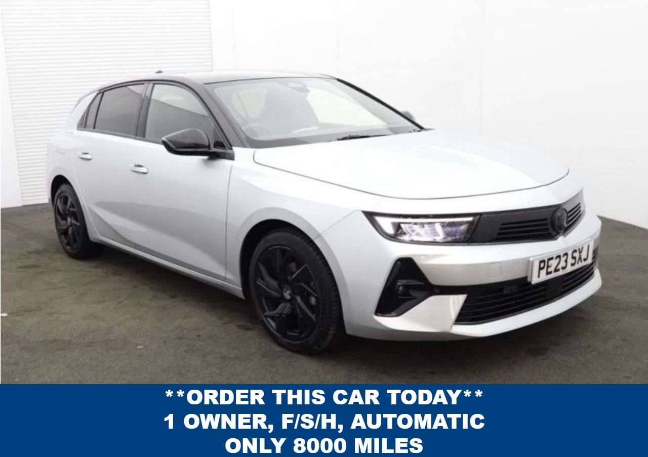 A 2023 VAUXHALL ASTRA 1.2 Turbo GS Hatchback 5dr Petrol Auto Euro 6 (s/s) (130 ps) A 2023 VAUXHALL ASTRA 1.2 Turbo GS Hatchback 5dr Petrol Auto Euro 6 (s/s) (130 ps)