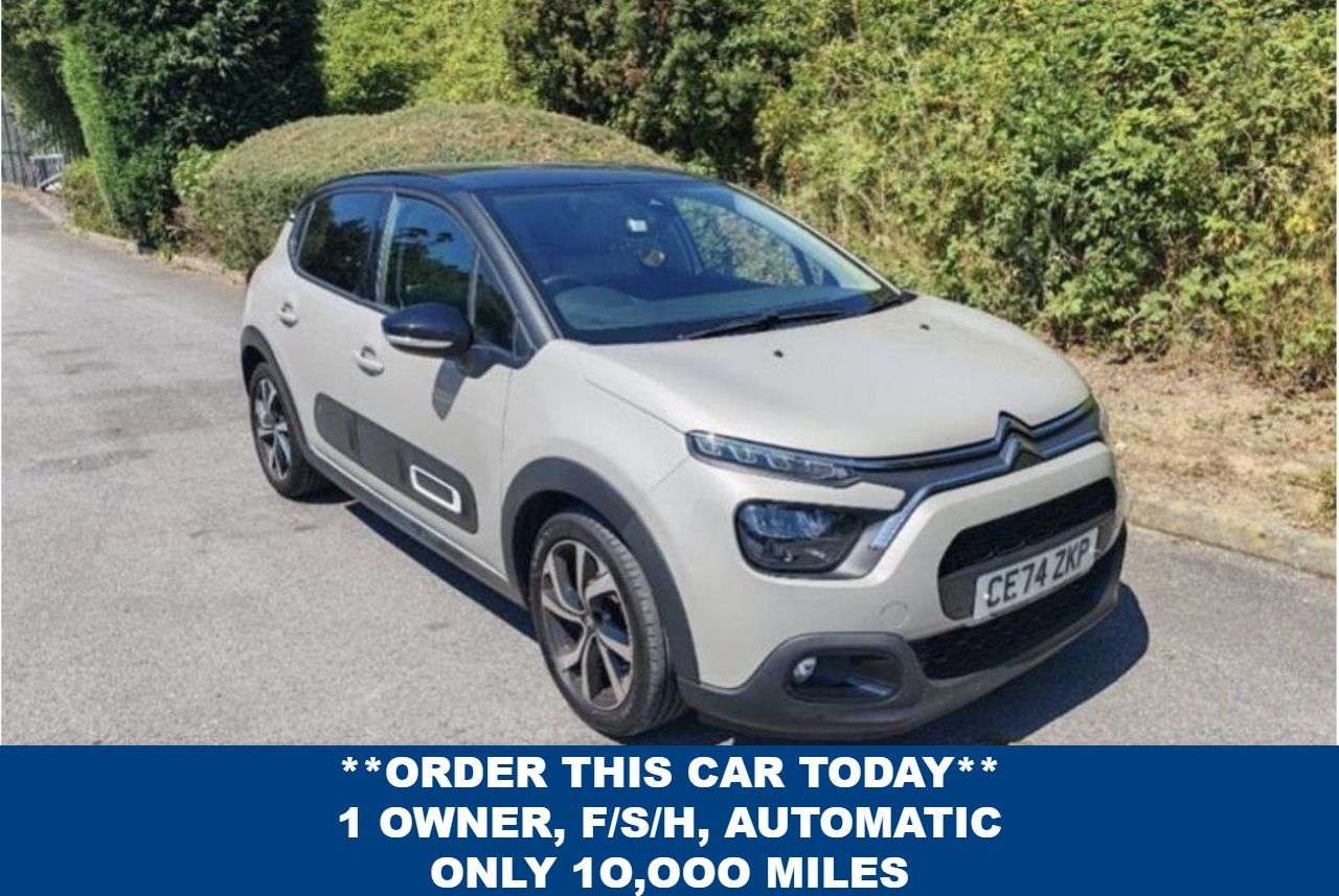 A 2024 CITROEN C3 1.2 PureTech MAX Hatchback 5dr Petrol EAT6 Euro 6 (s/s) (110 ps) A 2024 CITROEN C3 1.2 PureTech MAX Hatchback 5dr Petrol EAT6 Euro 6 (s/s) (110 ps)