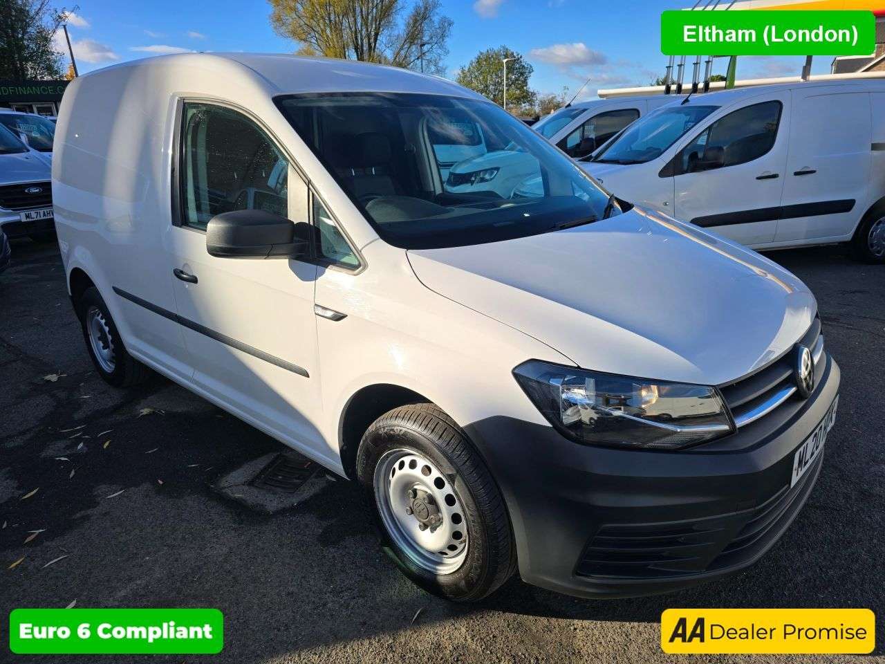 A 2020 VOLKSWAGEN CADDY 1.0 TSI C20 Startline White, 70,200 miles, 1 owner, Euro 6 petrol panel van A 2020 VOLKSWAGEN CADDY 1.0 TSI C20 Startline White, 70,200 miles, 1 owner, Euro 6 petrol panel van