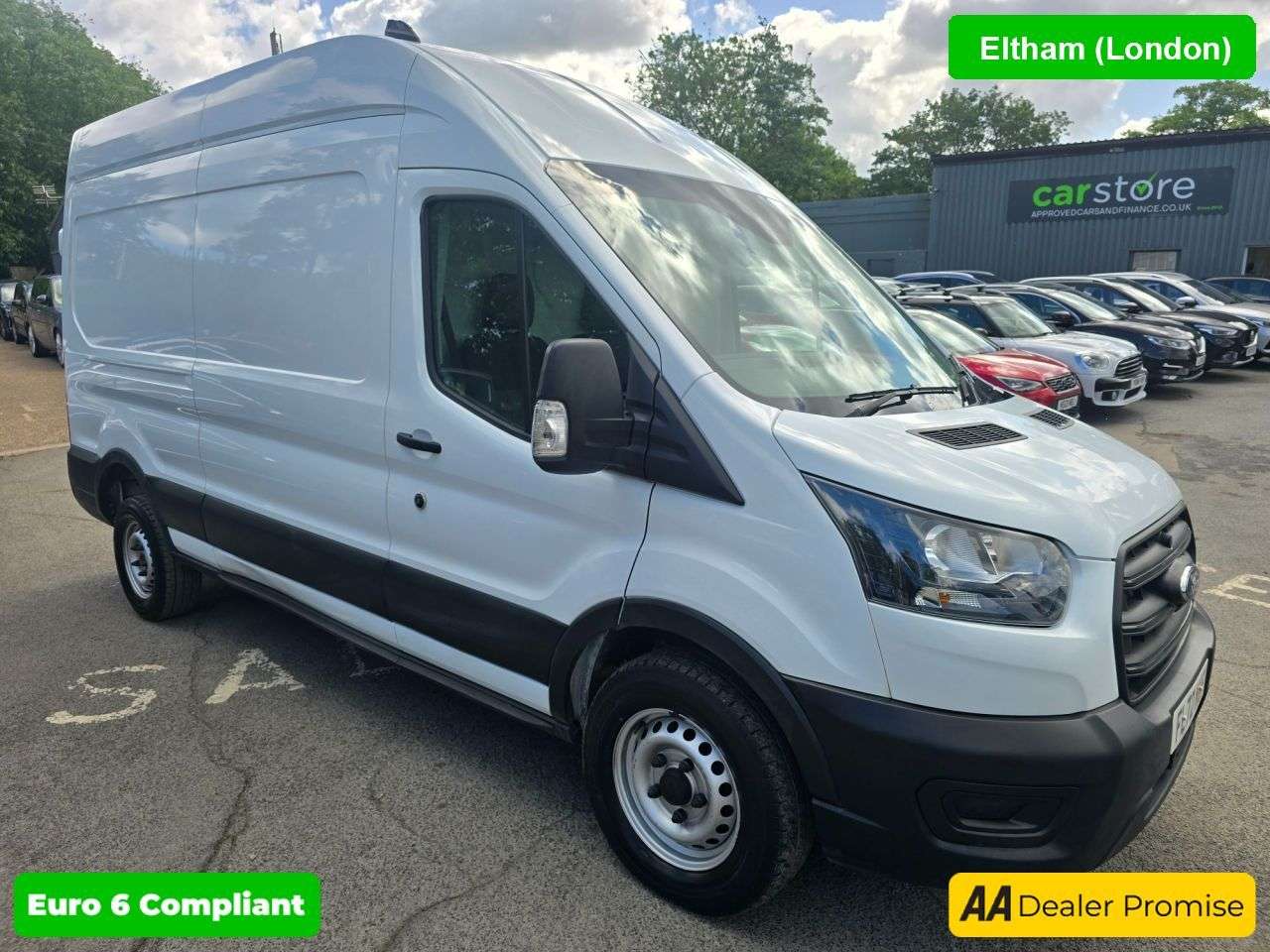 A 2022 FORD TRANSIT 2.0 350 EcoBlue Leader in white, 66,600 miles, full service history, 1 owne A 2022 FORD TRANSIT 2.0 350 EcoBlue Leader in white, 66,600 miles, full service history, 1 owne