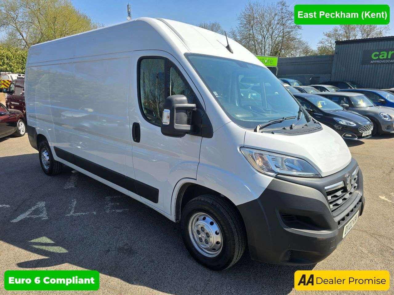 A 2022 VAUXHALL MOVANO 2.2 CDTi 3500 BiTURBO Dynamic in White with 19,953 miles, 1 owner, full ser A 2022 VAUXHALL MOVANO 2.2 CDTi 3500 BiTURBO Dynamic in White with 19,953 miles, 1 owner, full ser