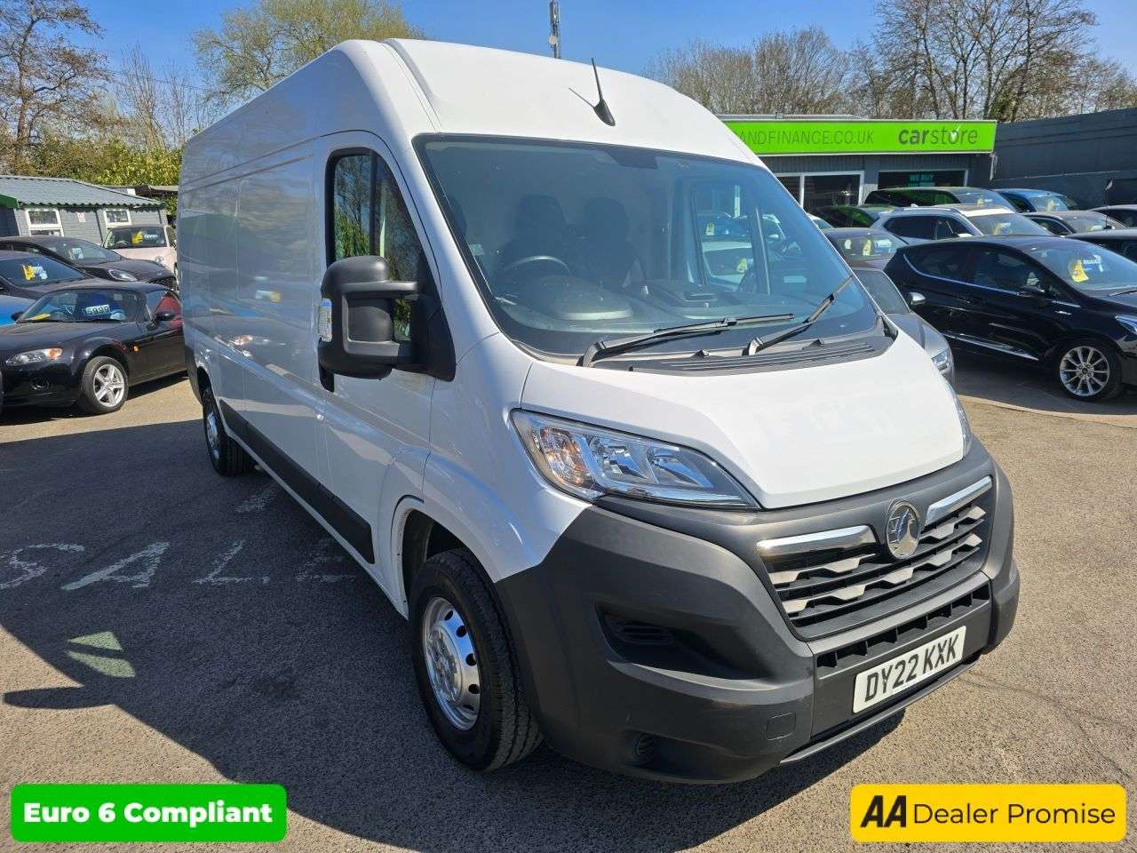 A 2022 VAUXHALL MOVANO 2.2 CDTi 3500 BiTURBO Dynamic in White with 19,953 miles, 1 owner, full ser A 2022 VAUXHALL MOVANO 2.2 CDTi 3500 BiTURBO Dynamic in White with 19,953 miles, 1 owner, full ser