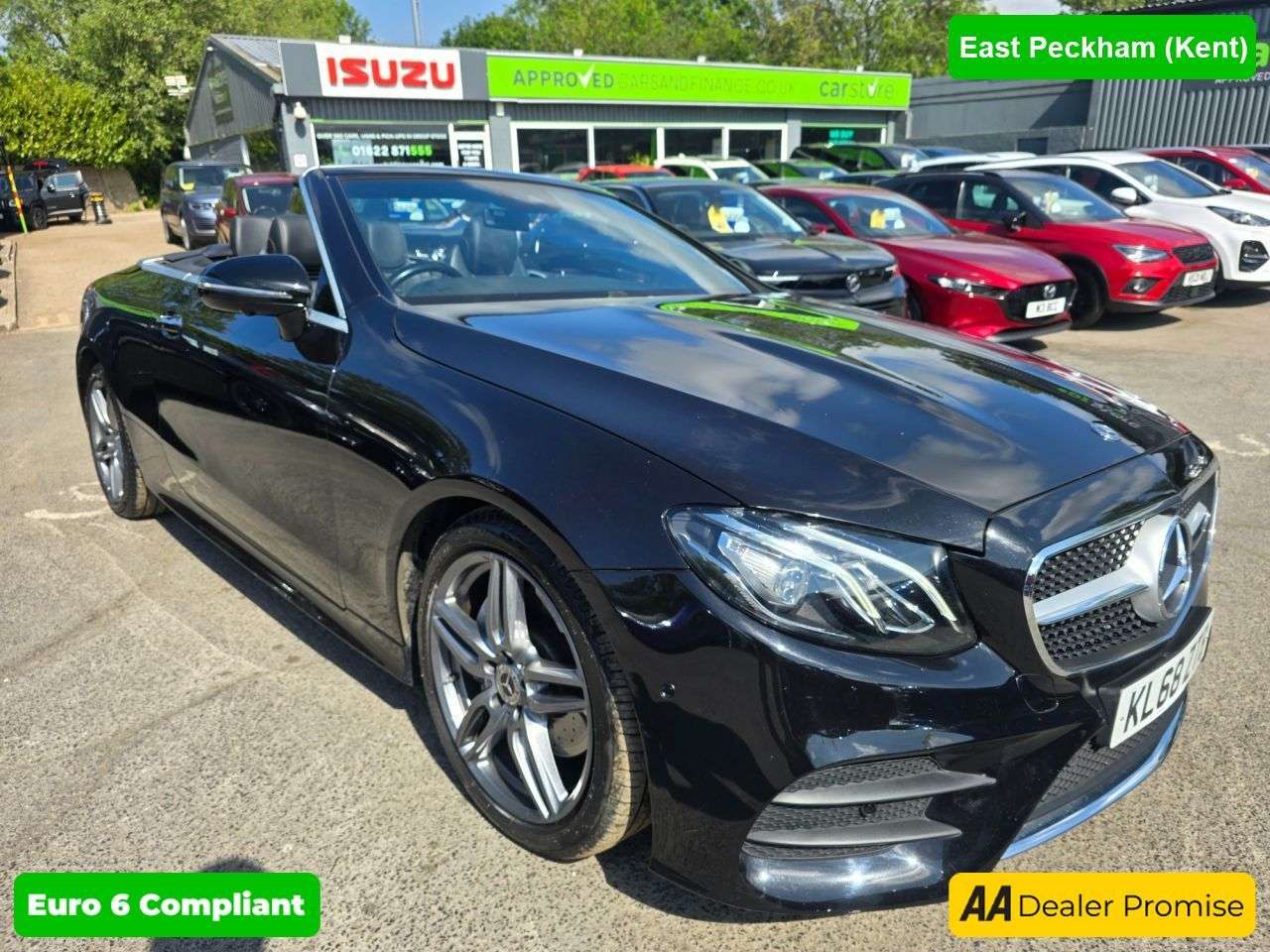 A 2019 MERCEDES-BENZ E-CLASS 2.0 E220d AMG Line (Premium) Cabriolet 2dr Diesel G-Tronic+ Euro 6 (s/s) (1 A 2019 MERCEDES-BENZ E-CLASS 2.0 E220d AMG Line (Premium) Cabriolet 2dr Diesel G-Tronic+ Euro 6 (s/s) (1