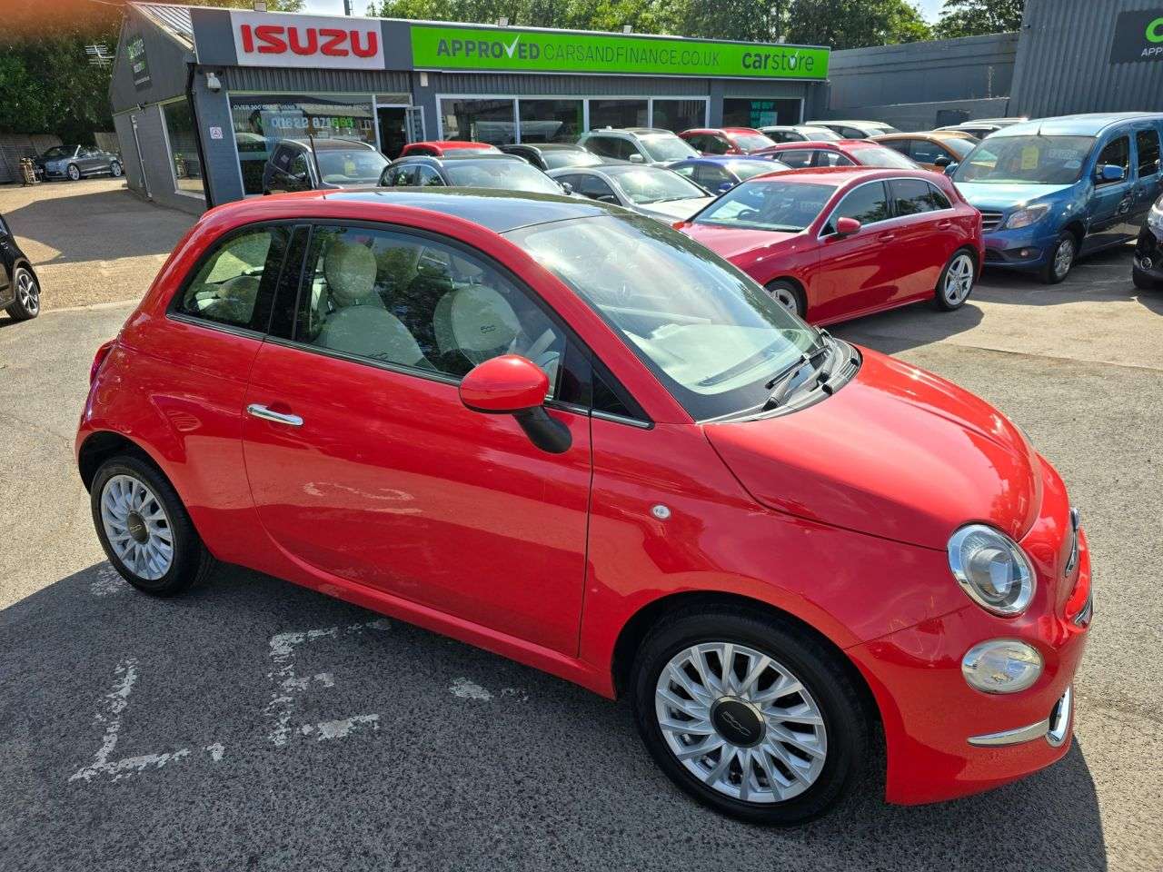 A 2017 FIAT 500 1.2 Lounge Hatchback in pink, 50,000 miles, 1 owner, ULEZ compliant Euro 6 A 2017 FIAT 500 1.2 Lounge Hatchback in pink, 50,000 miles, 1 owner, ULEZ compliant Euro 6