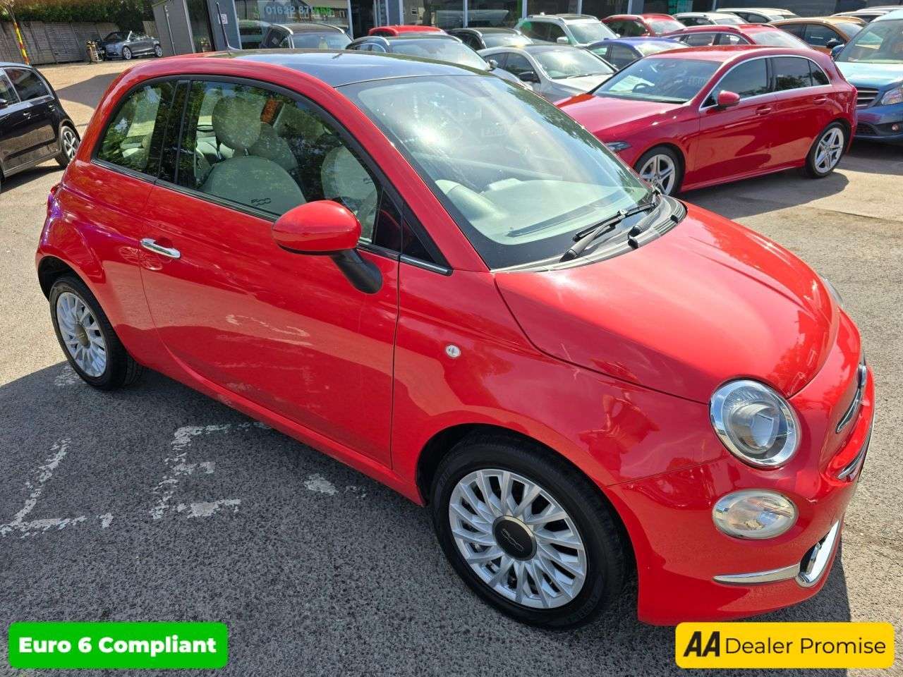 A 2017 FIAT 500 1.2 Lounge Hatchback in pink, 50,000 miles, 1 owner, ULEZ compliant Euro 6 A 2017 FIAT 500 1.2 Lounge Hatchback in pink, 50,000 miles, 1 owner, ULEZ compliant Euro 6