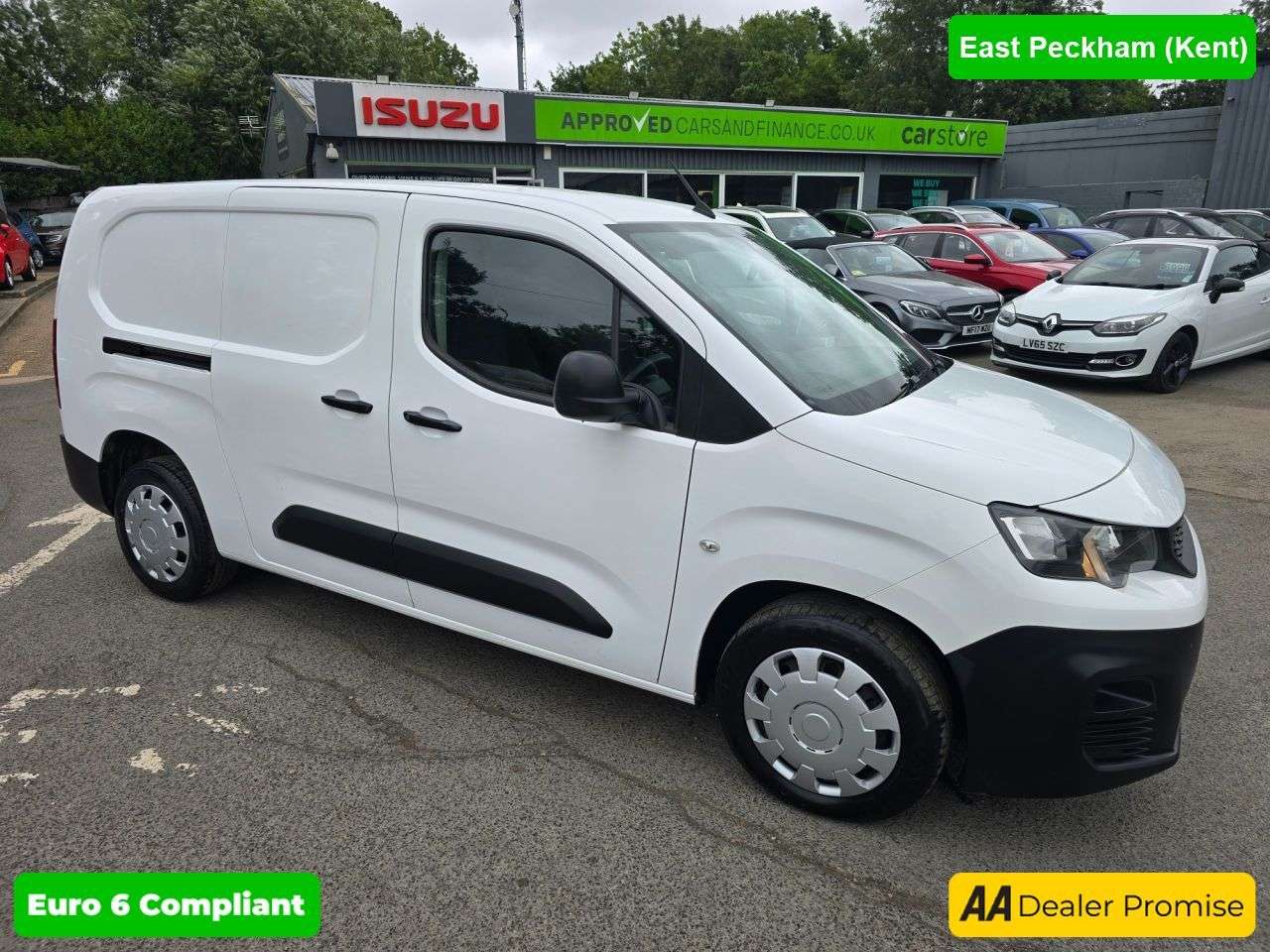 A 2021 PEUGEOT PARTNER 1.5 BlueHDi LWB Crew Cab, 39.300 miles, 5 Speed Manual, Air Con, Bluetooth, A 2021 PEUGEOT PARTNER 1.5 BlueHDi LWB Crew Cab, 39.300 miles, 5 Speed Manual, Air Con, Bluetooth,