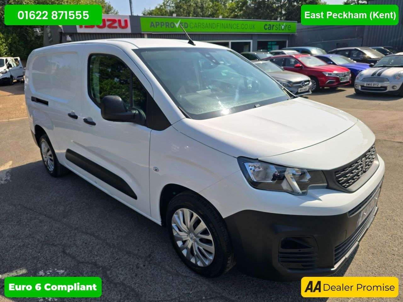 A 2021 PEUGEOT PARTNER 1.5 BlueHDi Professional LWB Crew Van, 31,607 miles, 1 owner, Euro 6 ULEZ, A 2021 PEUGEOT PARTNER 1.5 BlueHDi Professional LWB Crew Van, 31,607 miles, 1 owner, Euro 6 ULEZ,