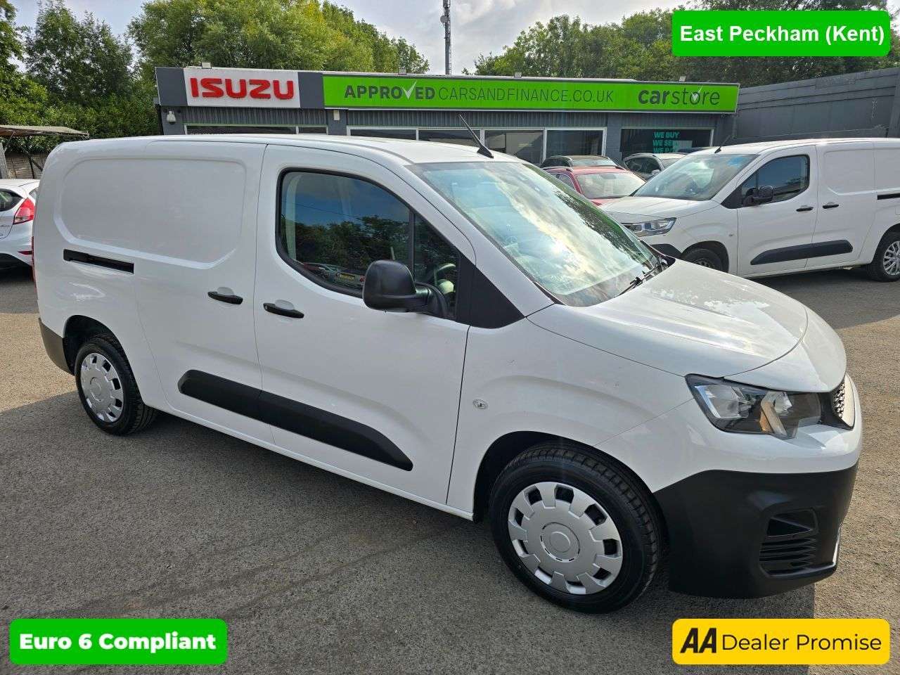 A 2021 PEUGEOT PARTNER 1.5 BlueHDi 950 Professional LWB Crew Cab Van, 46,960 miles, 1 owner, Euro A 2021 PEUGEOT PARTNER 1.5 BlueHDi 950 Professional LWB Crew Cab Van, 46,960 miles, 1 owner, Euro