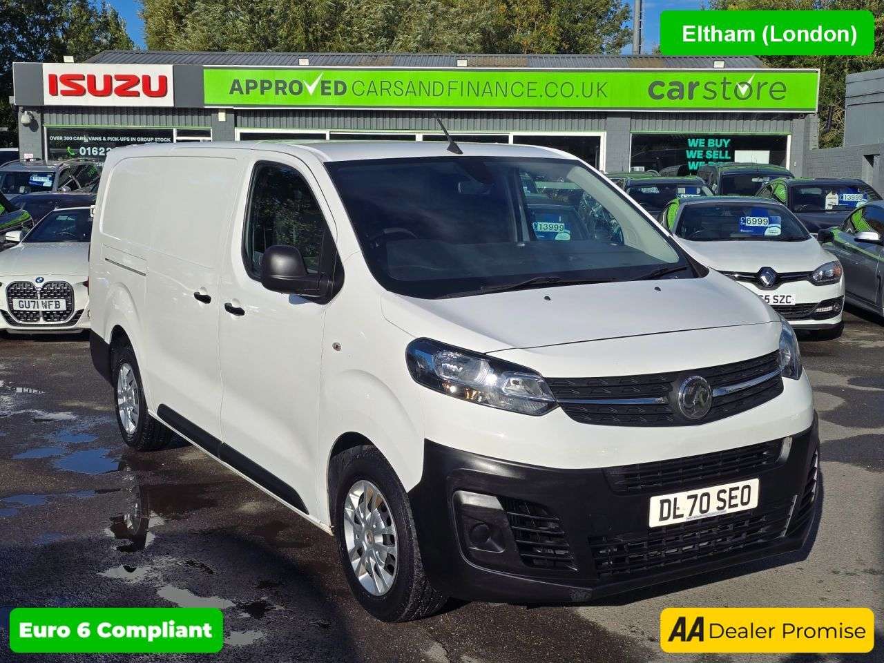 A 2020 VAUXHALL VIVARO 1.5 Turbo D 2900 Dynamic L2 H1 in White with 56,500 miles, FSH, 1 owner. UL A 2020 VAUXHALL VIVARO 1.5 Turbo D 2900 Dynamic L2 H1 in White with 56,500 miles, FSH, 1 owner. UL