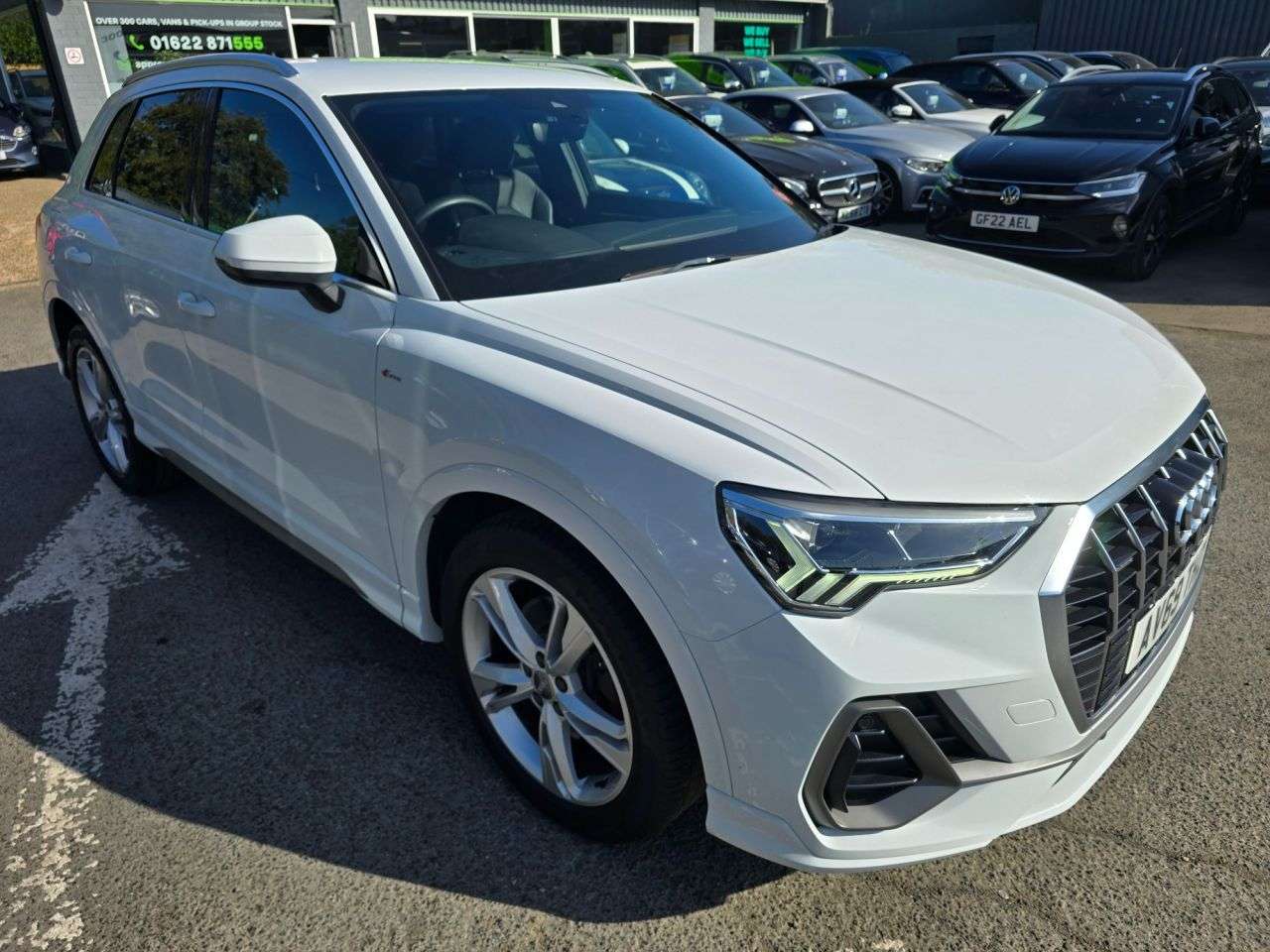 A 2019 AUDI Q3 2.0 TFSI 45 S line, 76,200 miles, 2 Owners, Euro 6 ULEZ SUV with Automatic A 2019 AUDI Q3 2.0 TFSI 45 S line, 76,200 miles, 2 Owners, Euro 6 ULEZ SUV with Automatic