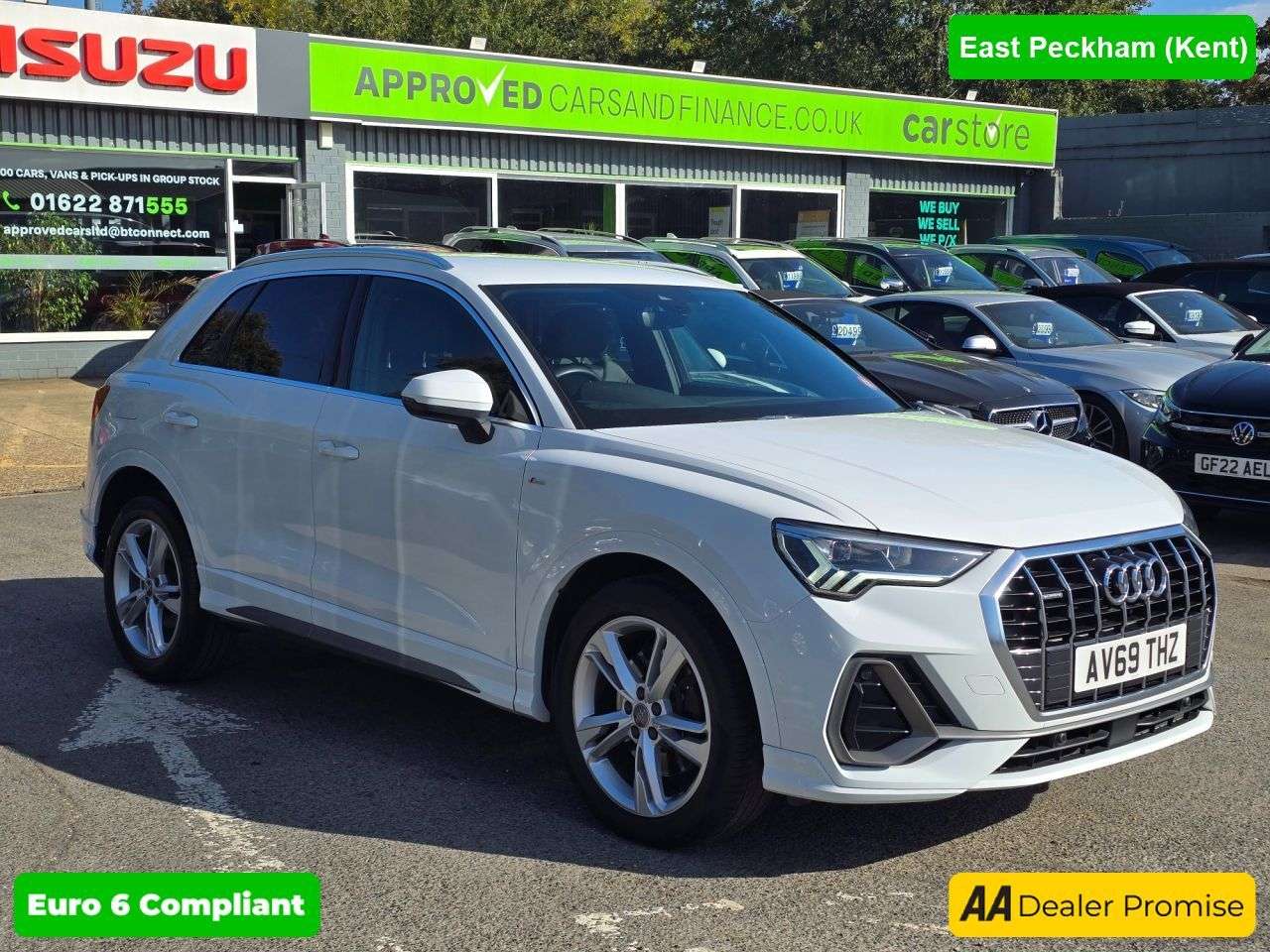 A 2019 AUDI Q3 2.0 TFSI 45 S line, 76,200 miles, 2 Owners, Euro 6 ULEZ SUV with Automatic A 2019 AUDI Q3 2.0 TFSI 45 S line, 76,200 miles, 2 Owners, Euro 6 ULEZ SUV with Automatic