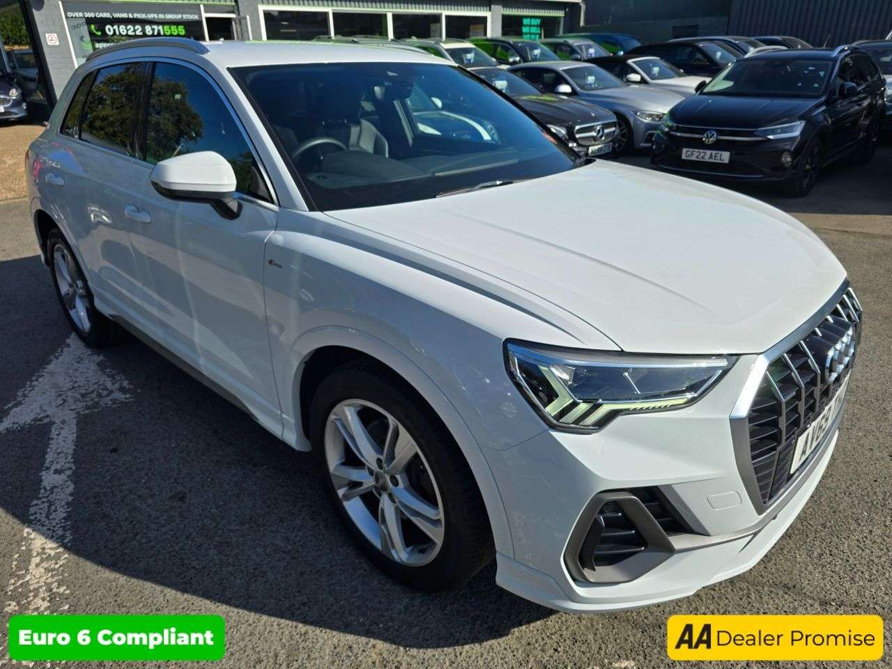A 2019 AUDI Q3 2.0 TFSI 45 S line, 76,200 miles, 2 Owners, Euro 6 ULEZ SUV with Automatic A 2019 AUDI Q3 2.0 TFSI 45 S line, 76,200 miles, 2 Owners, Euro 6 ULEZ SUV with Automatic