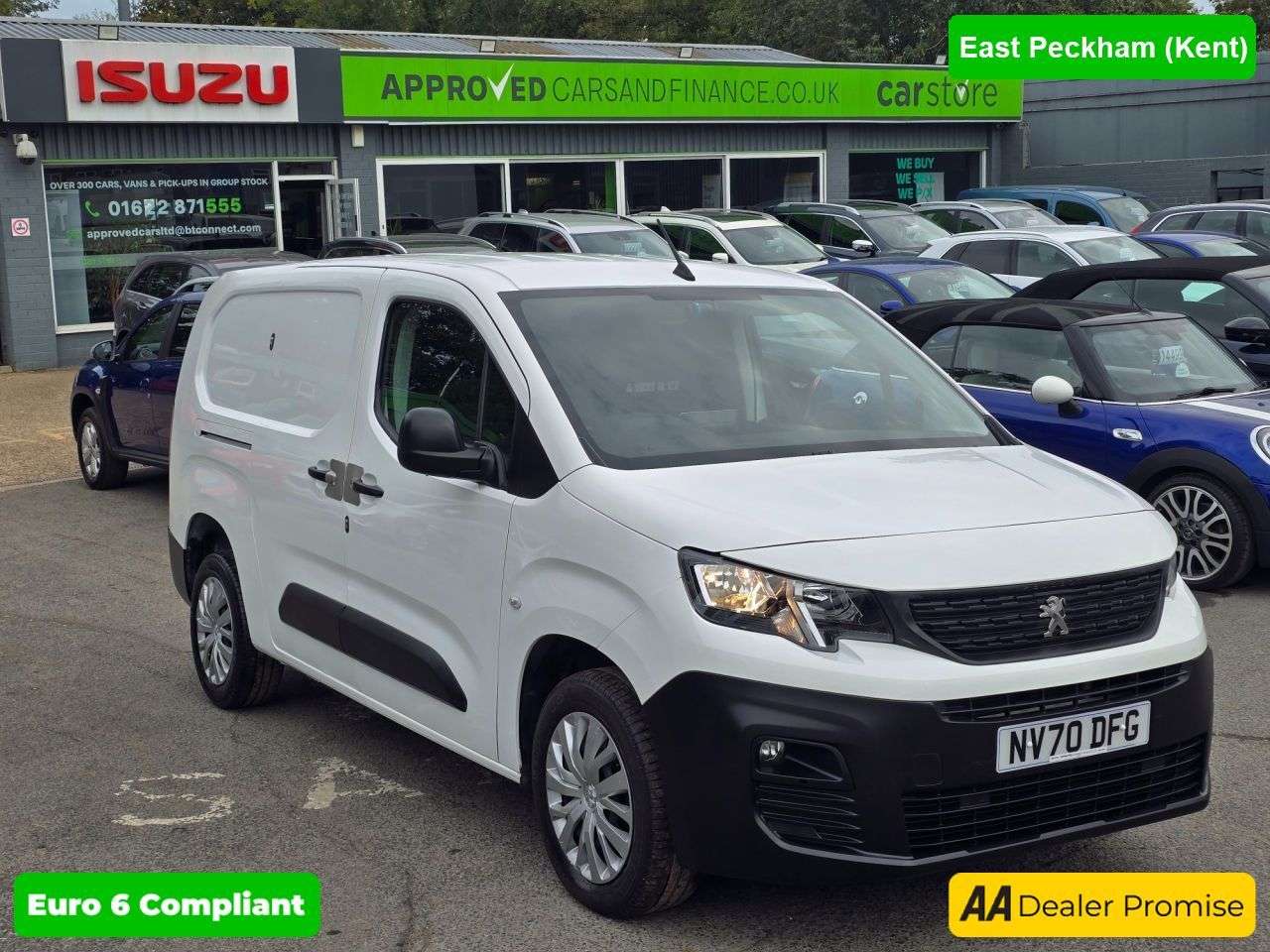 A 2020 PEUGEOT PARTNER 1.5 BlueHDi 950 LWB Van, 14,306 miles, 1 owner, full service history, Euro A 2020 PEUGEOT PARTNER 1.5 BlueHDi 950 LWB Van, 14,306 miles, 1 owner, full service history, Euro