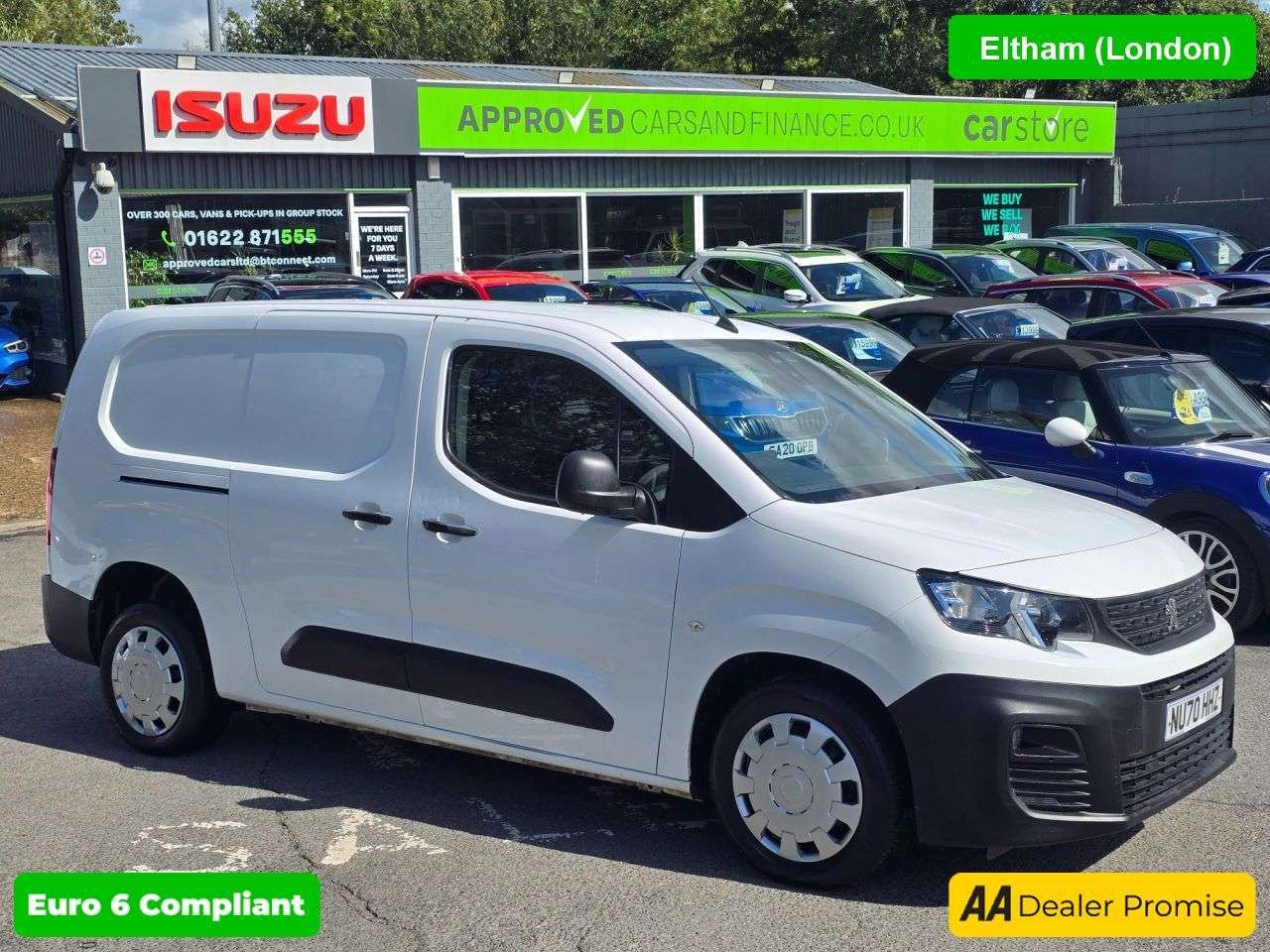 A 2020 PEUGEOT PARTNER 1.5 BlueHDi 950 Pro LWB Van, 57,200 miles, 1 owner, full service history, E A 2020 PEUGEOT PARTNER 1.5 BlueHDi 950 Pro LWB Van, 57,200 miles, 1 owner, full service history, E