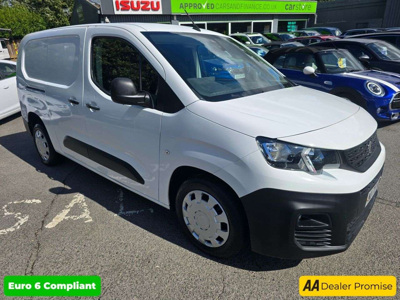 A 2020 PEUGEOT PARTNER 1.5 BlueHDi 950 Pro LWB Van, 57,200 miles, 1 owner, full service history, E A 2020 PEUGEOT PARTNER 1.5 BlueHDi 950 Pro LWB Van, 57,200 miles, 1 owner, full service history, E