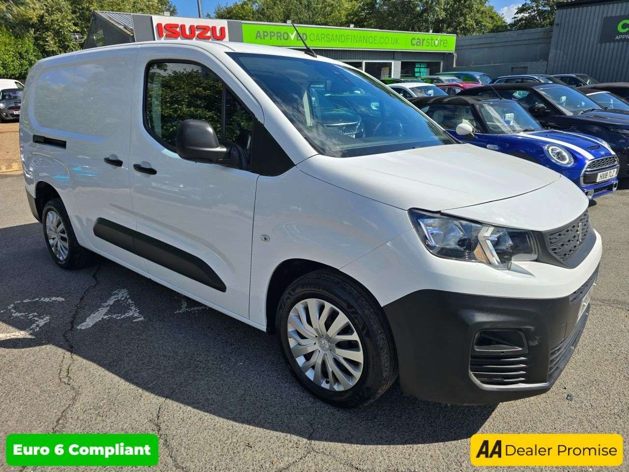 A 2021 PEUGEOT PARTNER 1.5 BlueHDi 850 Premium LWB Crew Van, 44,900 miles, 1 owner, full service h A 2021 PEUGEOT PARTNER 1.5 BlueHDi 850 Premium LWB Crew Van, 44,900 miles, 1 owner, full service h