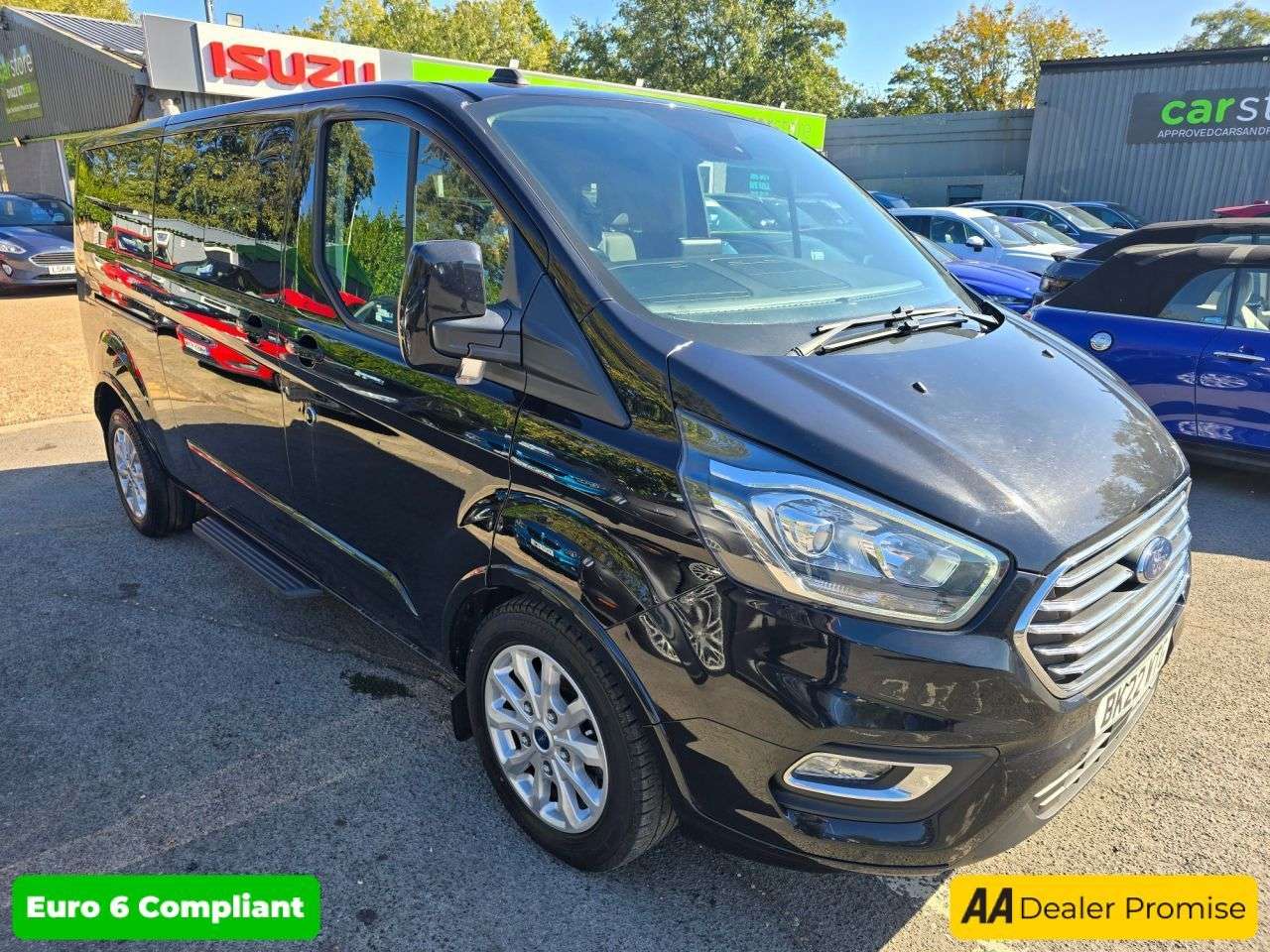 A 2022 FORD TOURNEO CUSTOM 2.0 320 EcoBlue Titanium Minibus, 60,800 miles, 1 owner, Euro 6 ULEZ diesel A 2022 FORD TOURNEO CUSTOM 2.0 320 EcoBlue Titanium Minibus, 60,800 miles, 1 owner, Euro 6 ULEZ diesel