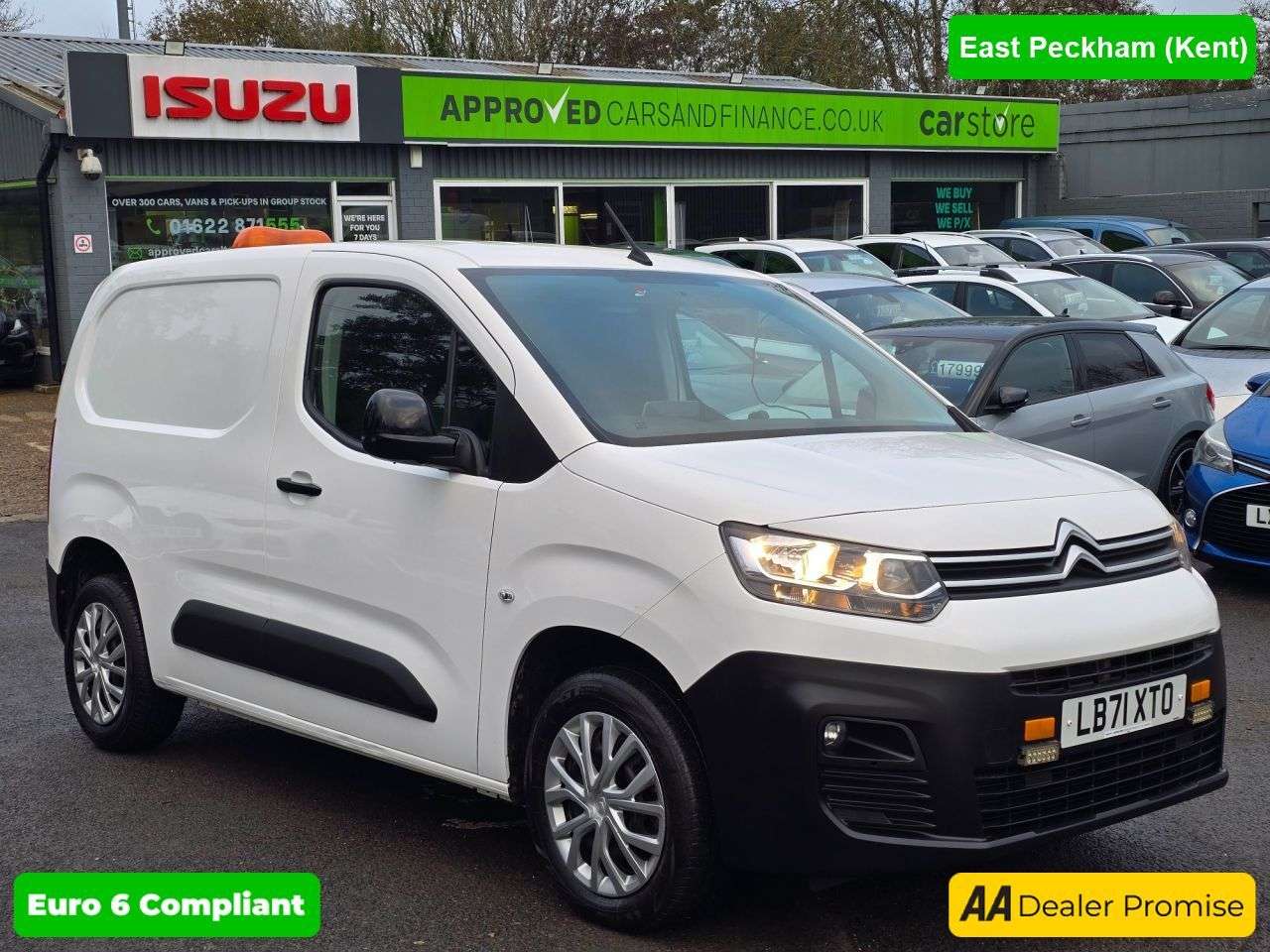 A 2022 CITROEN BERLINGO 1.5 BlueHDi 1000 Enterprise M Pro Panel Van in white, 39,000 miles, Bluetoo A 2022 CITROEN BERLINGO 1.5 BlueHDi 1000 Enterprise M Pro Panel Van in white, 39,000 miles, Bluetoo
