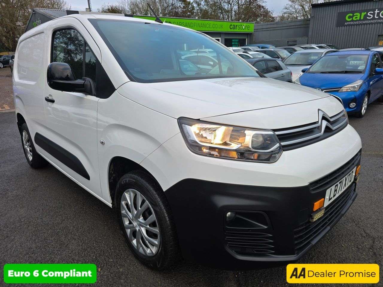 A 2022 CITROEN BERLINGO 1.5 BlueHDi 1000 Enterprise M Pro Panel Van in white, 39,000 miles, Bluetoo A 2022 CITROEN BERLINGO 1.5 BlueHDi 1000 Enterprise M Pro Panel Van in white, 39,000 miles, Bluetoo