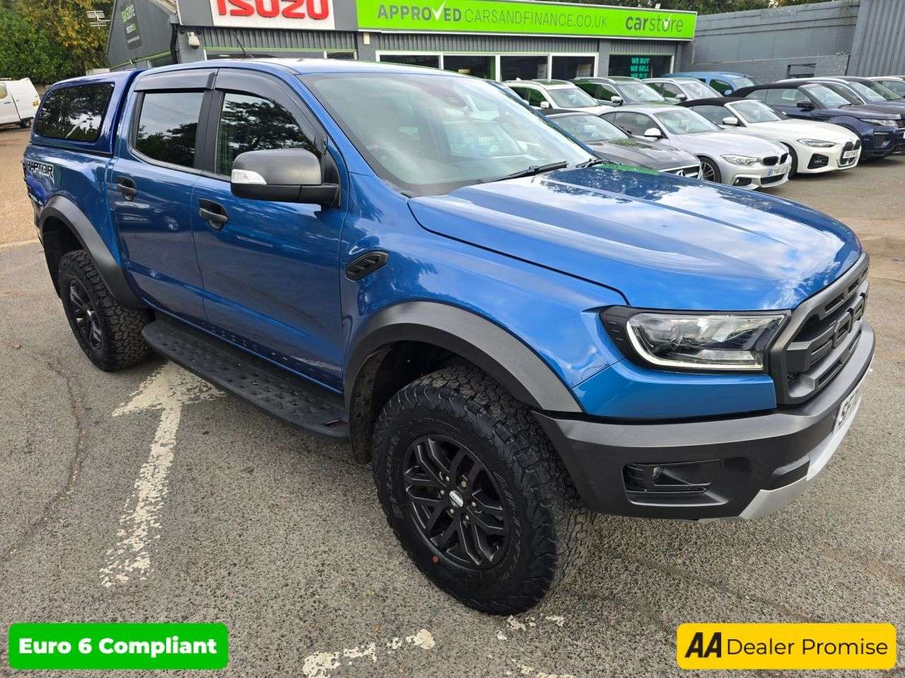 A 2020 FORD RANGER 2.0 EcoBlue Raptor Double Cab Pickup, 38.900 miles, ULEZ Euro 6, Automatic, A 2020 FORD RANGER 2.0 EcoBlue Raptor Double Cab Pickup, 38.900 miles, ULEZ Euro 6, Automatic,