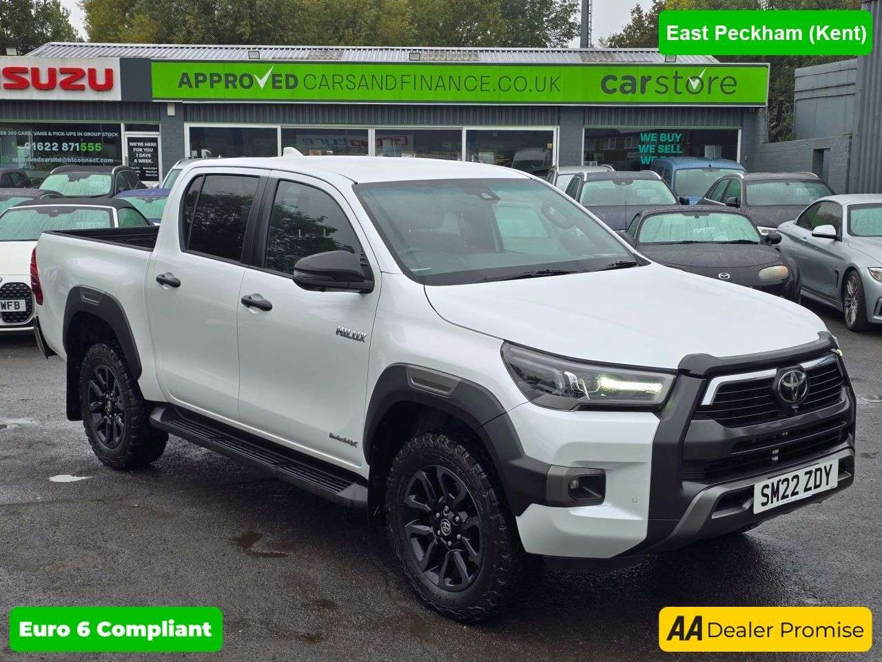 A 2022 TOYOTA HI-LUX 2.8 D-4D Invincible X Double Cab, 85,000 miles, 1 owner, ULEZ Euro 6, Autom A 2022 TOYOTA HI-LUX 2.8 D-4D Invincible X Double Cab, 85,000 miles, 1 owner, ULEZ Euro 6, Autom
