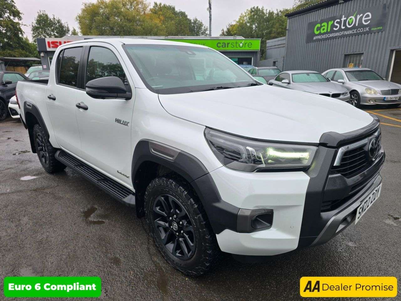 A 2022 TOYOTA HI-LUX 2.8 D-4D Invincible X Double Cab, 85,000 miles, 1 owner, ULEZ Euro 6, Autom A 2022 TOYOTA HI-LUX 2.8 D-4D Invincible X Double Cab, 85,000 miles, 1 owner, ULEZ Euro 6, Autom
