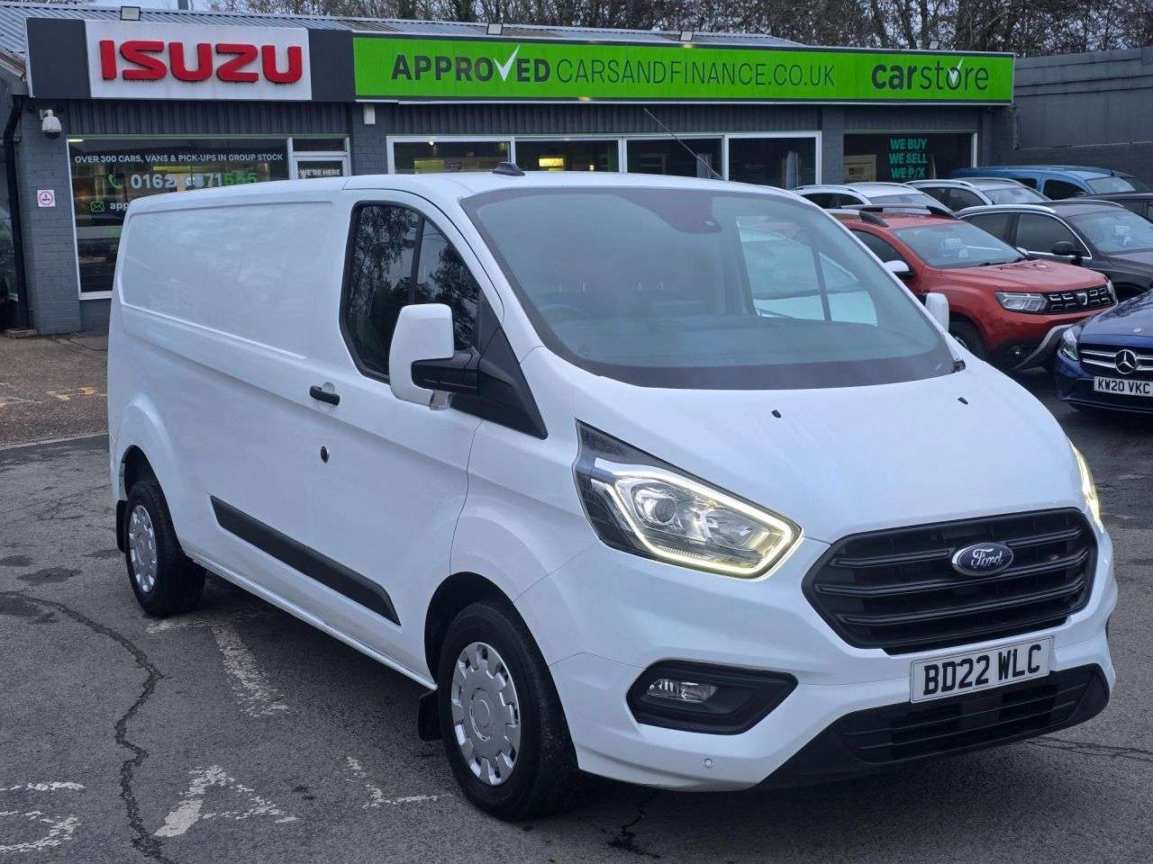 A 2022 FORD TRANSIT CUSTOM 2.0 300 EcoBlue Trend L2 H1, 70.800 miles, 1 owner, ULEZ Euro 6, 6-speed, A A 2022 FORD TRANSIT CUSTOM 2.0 300 EcoBlue Trend L2 H1, 70.800 miles, 1 owner, ULEZ Euro 6, 6-speed, A