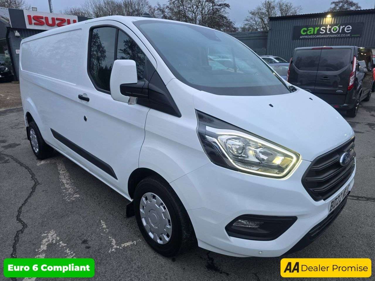 A 2022 FORD TRANSIT CUSTOM 2.0 300 EcoBlue Trend L2 H1, 70.800 miles, 1 owner, ULEZ Euro 6, 6-speed, A A 2022 FORD TRANSIT CUSTOM 2.0 300 EcoBlue Trend L2 H1, 70.800 miles, 1 owner, ULEZ Euro 6, 6-speed, A