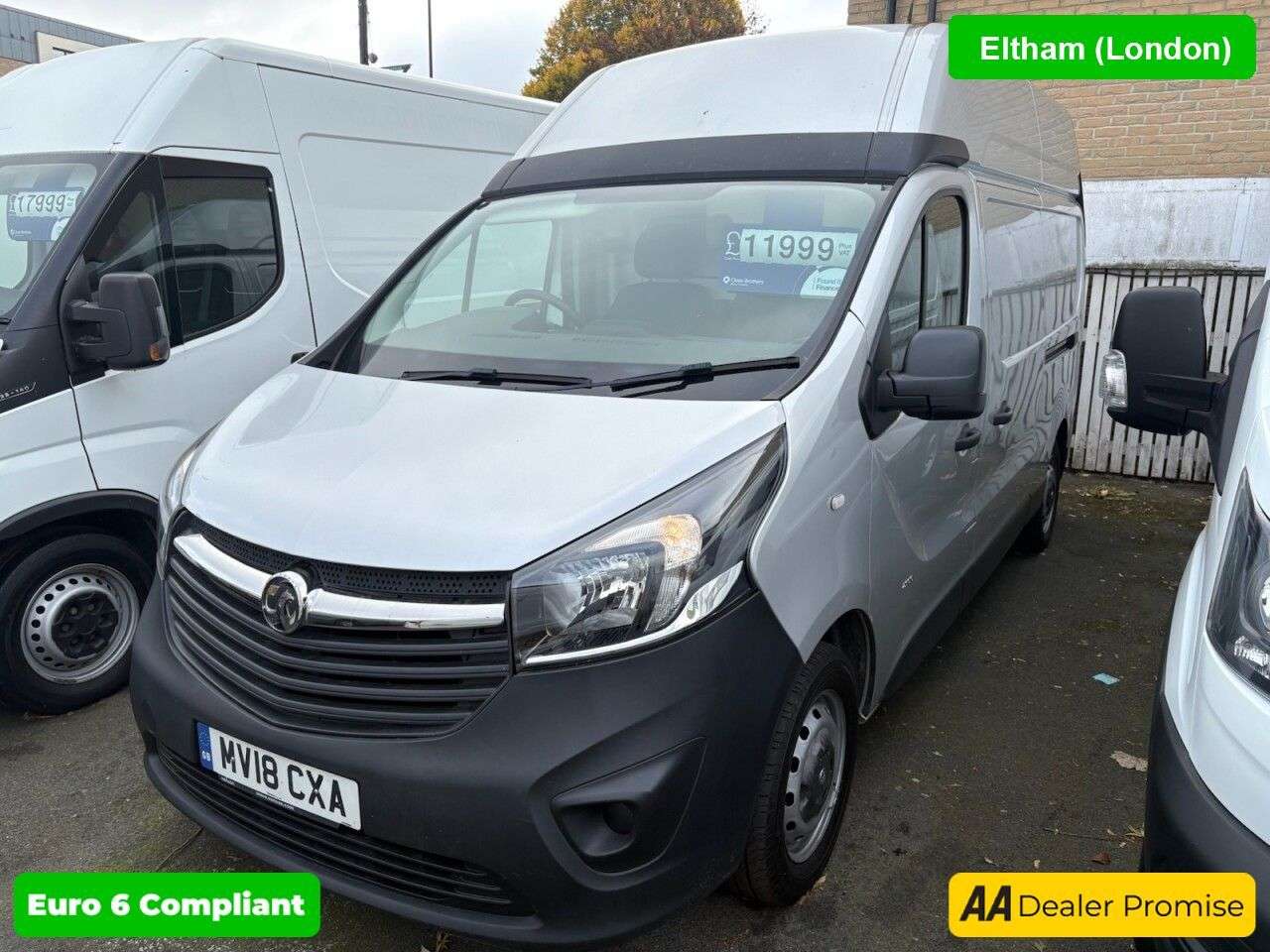A 2018 VAUXHALL VIVARO 1.6 CDTi 2900 BiTurbo ecoTEC Panel Van 5dr Diesel Manual L2 H2 Euro 6 (s/s) A 2018 VAUXHALL VIVARO 1.6 CDTi 2900 BiTurbo ecoTEC Panel Van 5dr Diesel Manual L2 H2 Euro 6 (s/s)