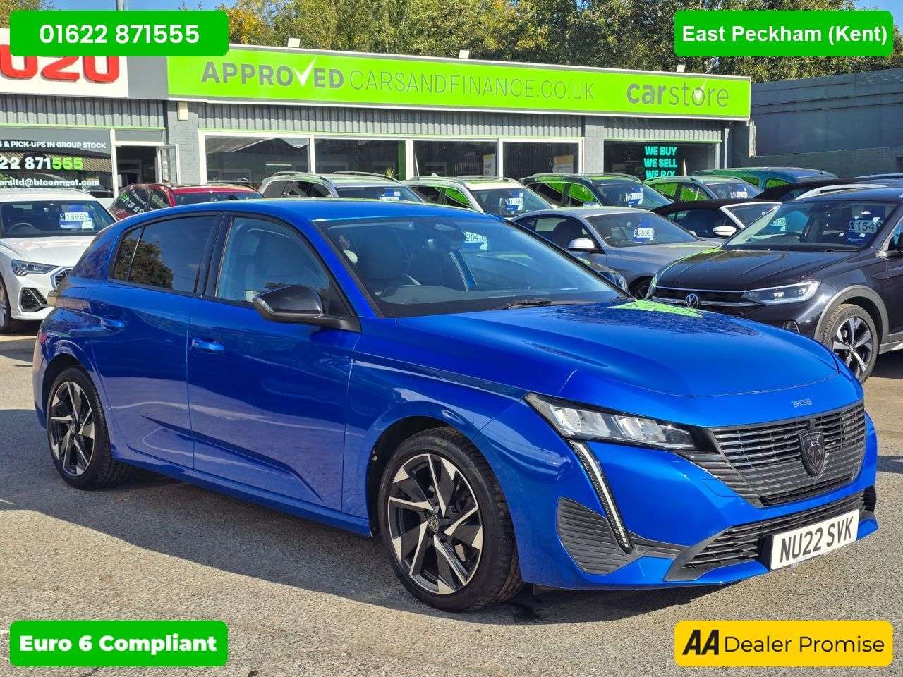 A 2022 PEUGEOT 308 1.5 BlueHDi Allure Premium, Automatic, Metallic Blue, 1 Owner, Full Service A 2022 PEUGEOT 308 1.5 BlueHDi Allure Premium, Automatic, Metallic Blue, 1 Owner, Full Service