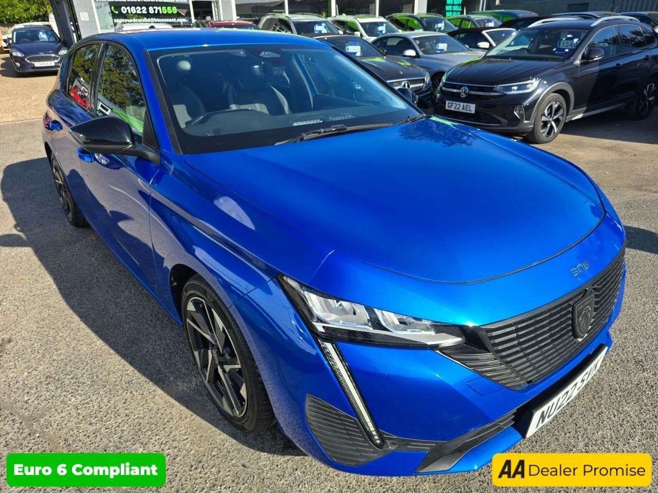 A 2022 PEUGEOT 308 1.5 BlueHDi Allure Premium, Automatic, Metallic Blue, 1 Owner, Full Service A 2022 PEUGEOT 308 1.5 BlueHDi Allure Premium, Automatic, Metallic Blue, 1 Owner, Full Service