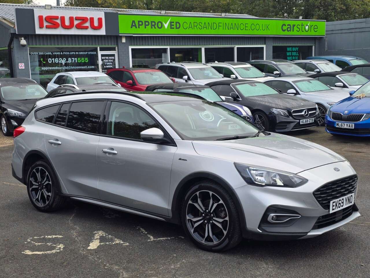 A 2019 FORD FOCUS Silver 1.0T EcoBoost Estate, 55,600 miles 2 owners, Euro 6 ULEZ compliant, A 2019 FORD FOCUS Silver 1.0T EcoBoost Estate, 55,600 miles 2 owners, Euro 6 ULEZ compliant,