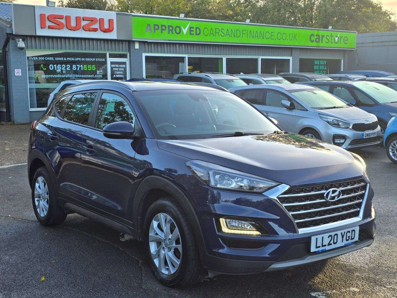 A 2020 HYUNDAI TUCSON Blue 1.6 T-GDi SE Nav SUV, 23,000 miles, 2 owners, Euro 6 ULEZ, 6-speed, 17 A 2020 HYUNDAI TUCSON Blue 1.6 T-GDi SE Nav SUV, 23,000 miles, 2 owners, Euro 6 ULEZ, 6-speed, 17