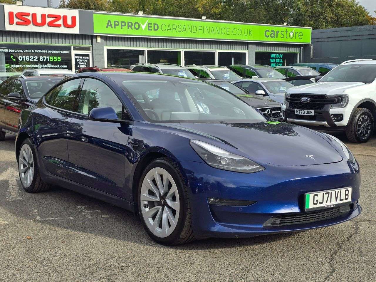 A 2021 TESLA MODEL 3 Blue Dual Motor Long Range, 79,000 miles, 2 owners, ULEZ compliant EV, Auto A 2021 TESLA MODEL 3 Blue Dual Motor Long Range, 79,000 miles, 2 owners, ULEZ compliant EV, Auto
