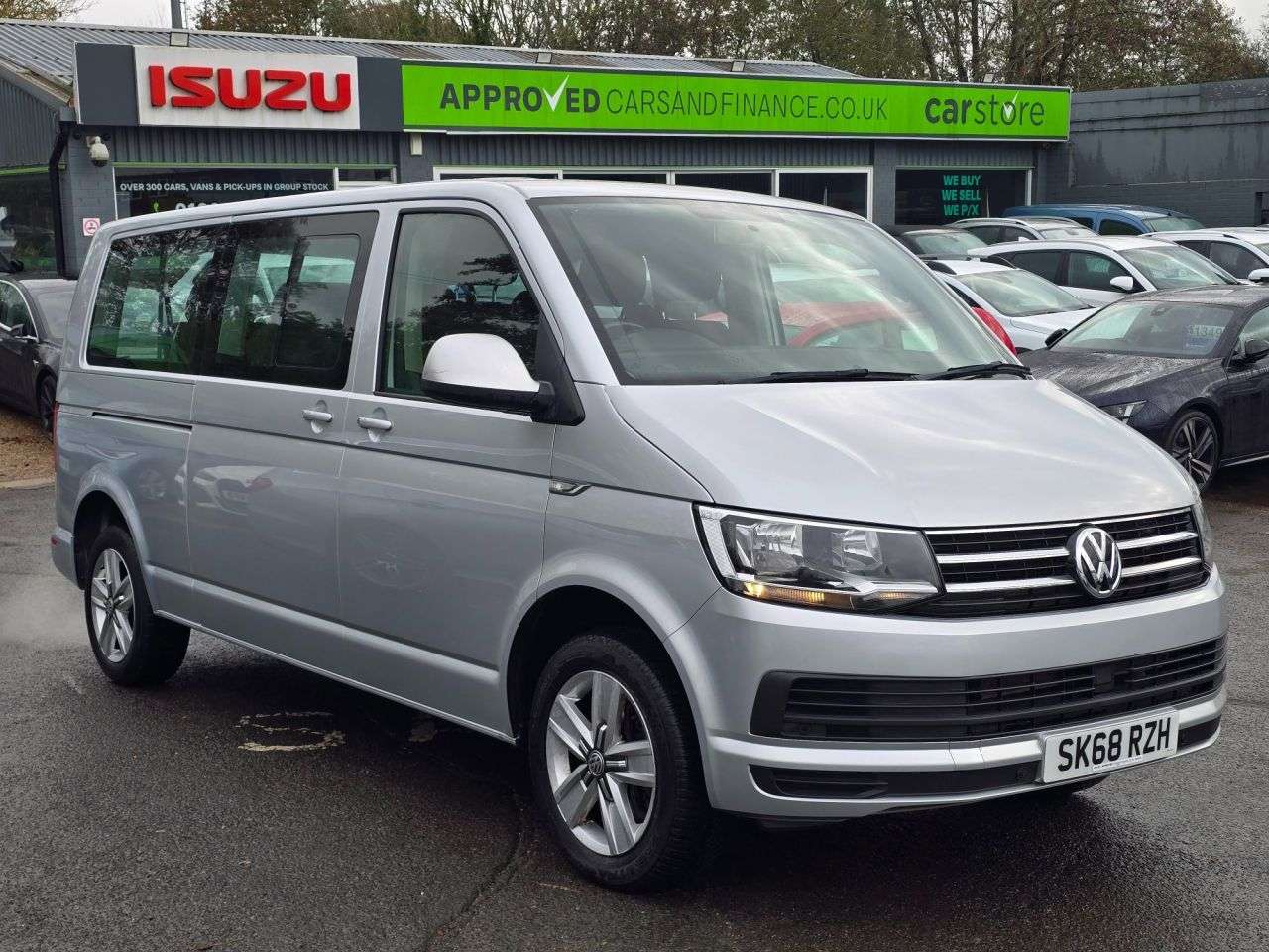 A 2018 VOLKSWAGEN TRANSPORTER SHUTTLE Silver 2.0 BiTDI BlueMotion Tech SE Minibus, 83,300 miles, 2 owners, Euro 6 A 2018 VOLKSWAGEN TRANSPORTER SHUTTLE Silver 2.0 BiTDI BlueMotion Tech SE Minibus, 83,300 miles, 2 owners, Euro 6