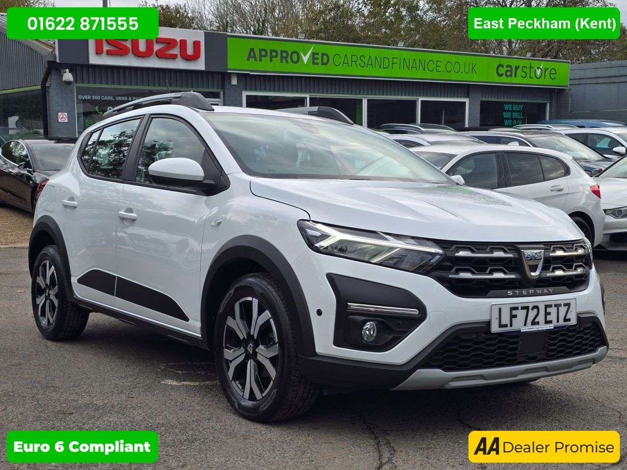 A 2022 DACIA SANDERO STEPWAY 1.0 TCe Prestige Hatchback, 1 owner, Full Service History, Euro 6, 6 Speed A 2022 DACIA SANDERO STEPWAY 1.0 TCe Prestige Hatchback, 1 owner, Full Service History, Euro 6, 6 Speed