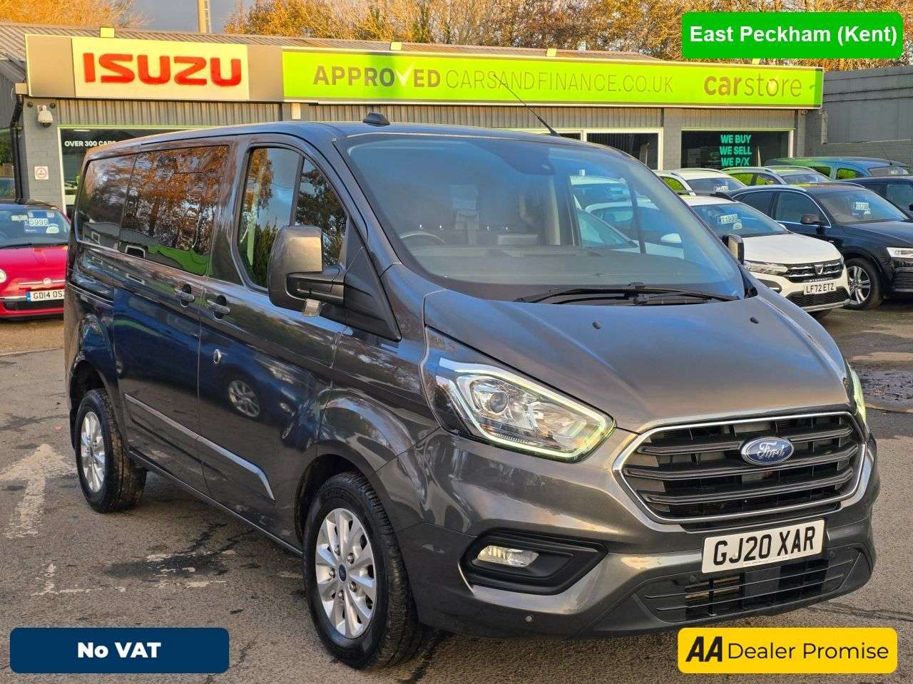 A 2020 FORD TRANSIT CUSTOM 2.0 EcoBlue Limited, 72,054 miles, 1 owner, FSH, ULEZ, 6-seat Crew van, 6 S A 2020 FORD TRANSIT CUSTOM 2.0 EcoBlue Limited, 72,054 miles, 1 owner, FSH, ULEZ, 6-seat Crew van, 6 S