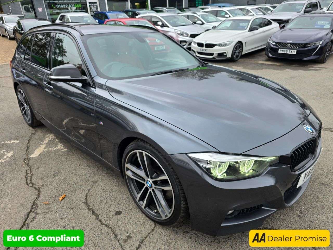 A 2019 BMW 3 SERIES Grey 2.0 320i M Sport Shadow Edition Touring, 62,000 miles, Euro 6 ULEZ, Au A 2019 BMW 3 SERIES Grey 2.0 320i M Sport Shadow Edition Touring, 62,000 miles, Euro 6 ULEZ, Au