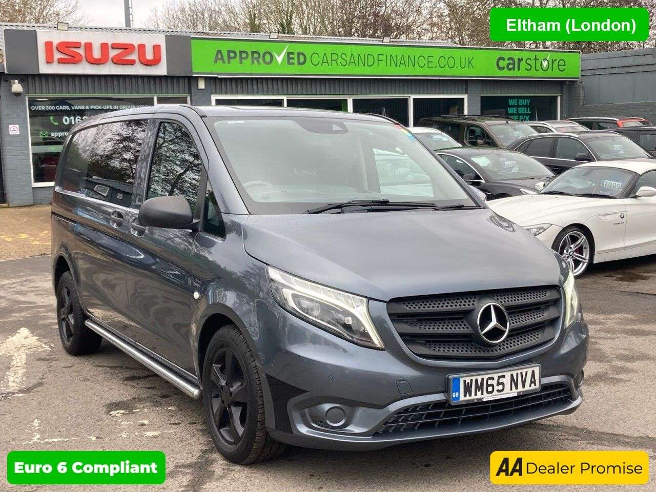 A 2016 MERCEDES-BENZ VITO Grey 2.1 119 CDI BlueTEC Sport Crew Van, 78,600 miles, 2 owners, Euro 6 ULE A 2016 MERCEDES-BENZ VITO Grey 2.1 119 CDI BlueTEC Sport Crew Van, 78,600 miles, 2 owners, Euro 6 ULE