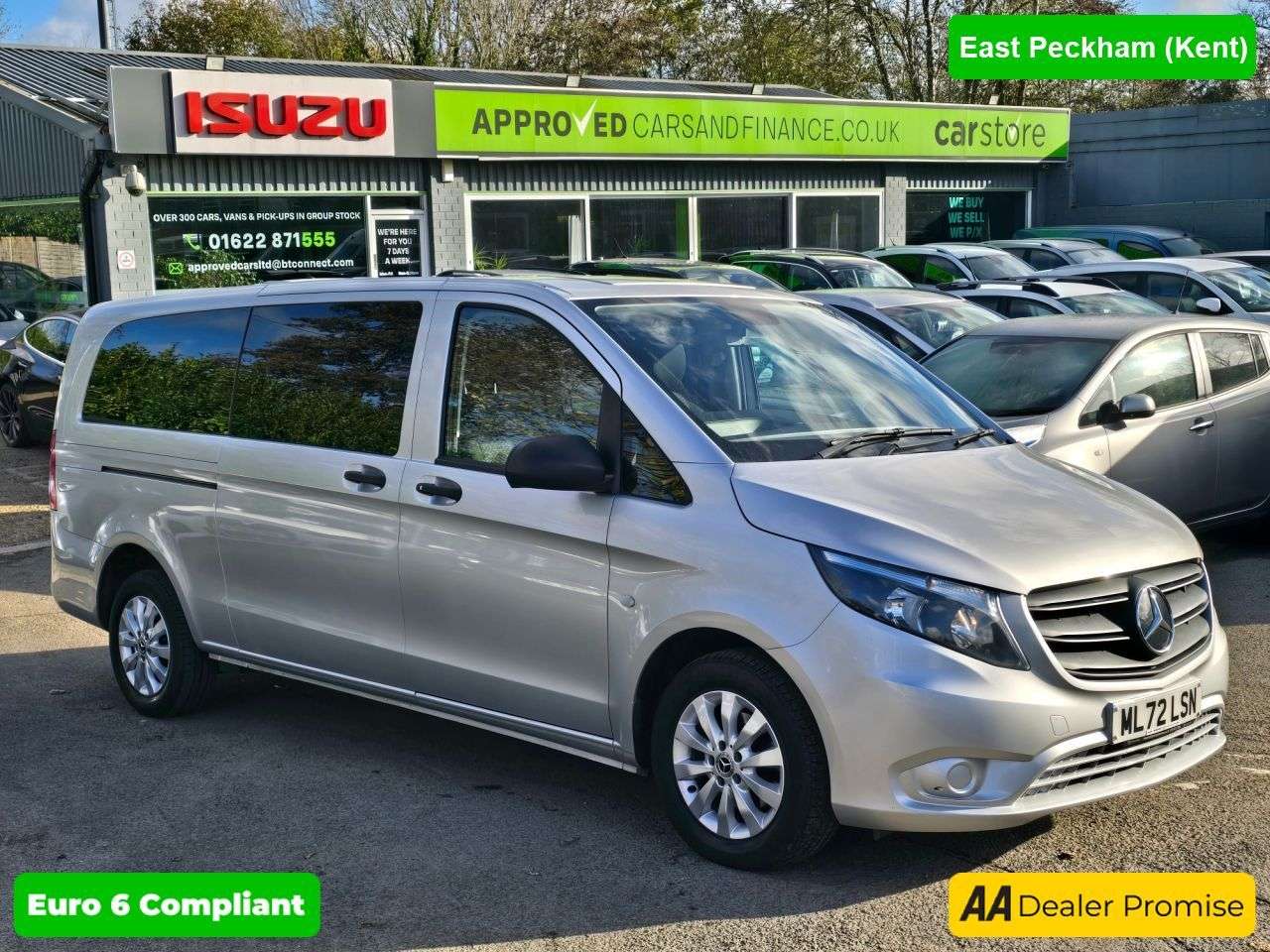 A 2023 MERCEDES-BENZ VITO Silver 2.0 116 CDI Manual Progressive Crew Van, 28,500 miles, 1 owner, Euro A 2023 MERCEDES-BENZ VITO Silver 2.0 116 CDI Manual Progressive Crew Van, 28,500 miles, 1 owner, Euro