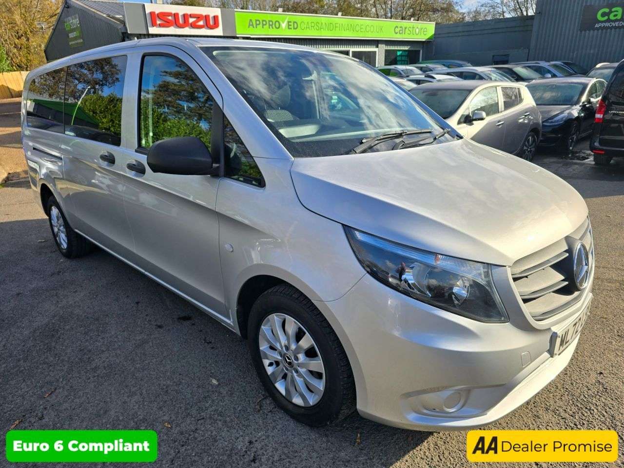A 2023 MERCEDES-BENZ VITO Silver 2.0 116 CDI Manual Progressive Crew Van, 28,500 miles, 1 owner, Euro A 2023 MERCEDES-BENZ VITO Silver 2.0 116 CDI Manual Progressive Crew Van, 28,500 miles, 1 owner, Euro