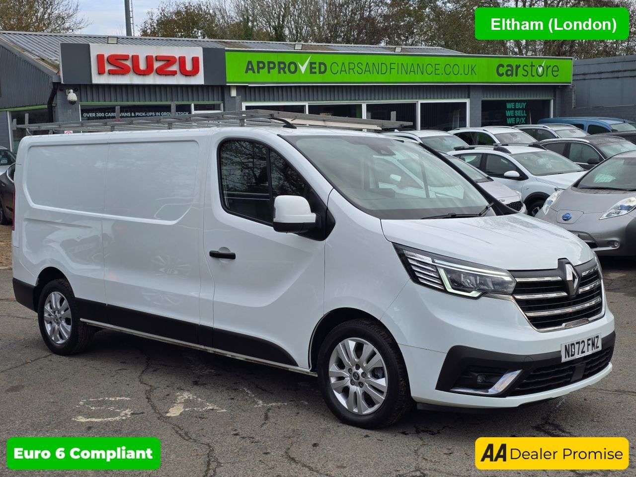 A 2022 RENAULT TRAFIC White 2.0 dCi Blue LL30 Sport Van, 25,000 miles, 1 owner, Euro 6 ULEZ, 6-Sp A 2022 RENAULT TRAFIC White 2.0 dCi Blue LL30 Sport Van, 25,000 miles, 1 owner, Euro 6 ULEZ, 6-Sp
