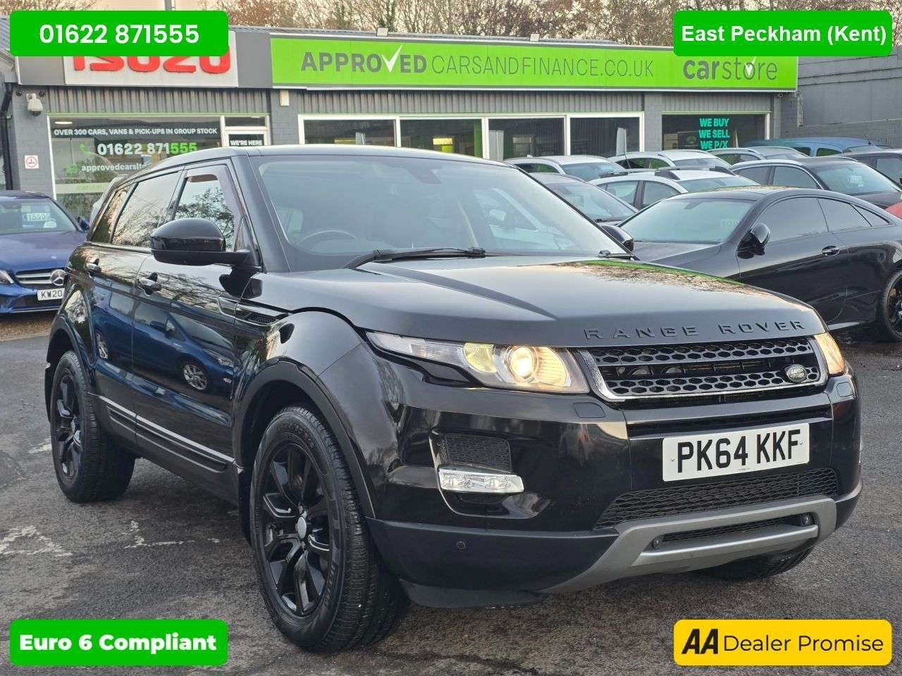 A 2014 LAND ROVER RANGE ROVER EVOQUE Black 2.2 SD4 Pure Tech, 80,000 Miles, Automatic, 18" Alloys, Climate Contr A 2014 LAND ROVER RANGE ROVER EVOQUE Black 2.2 SD4 Pure Tech, 80,000 Miles, Automatic, 18" Alloys, Climate Contr